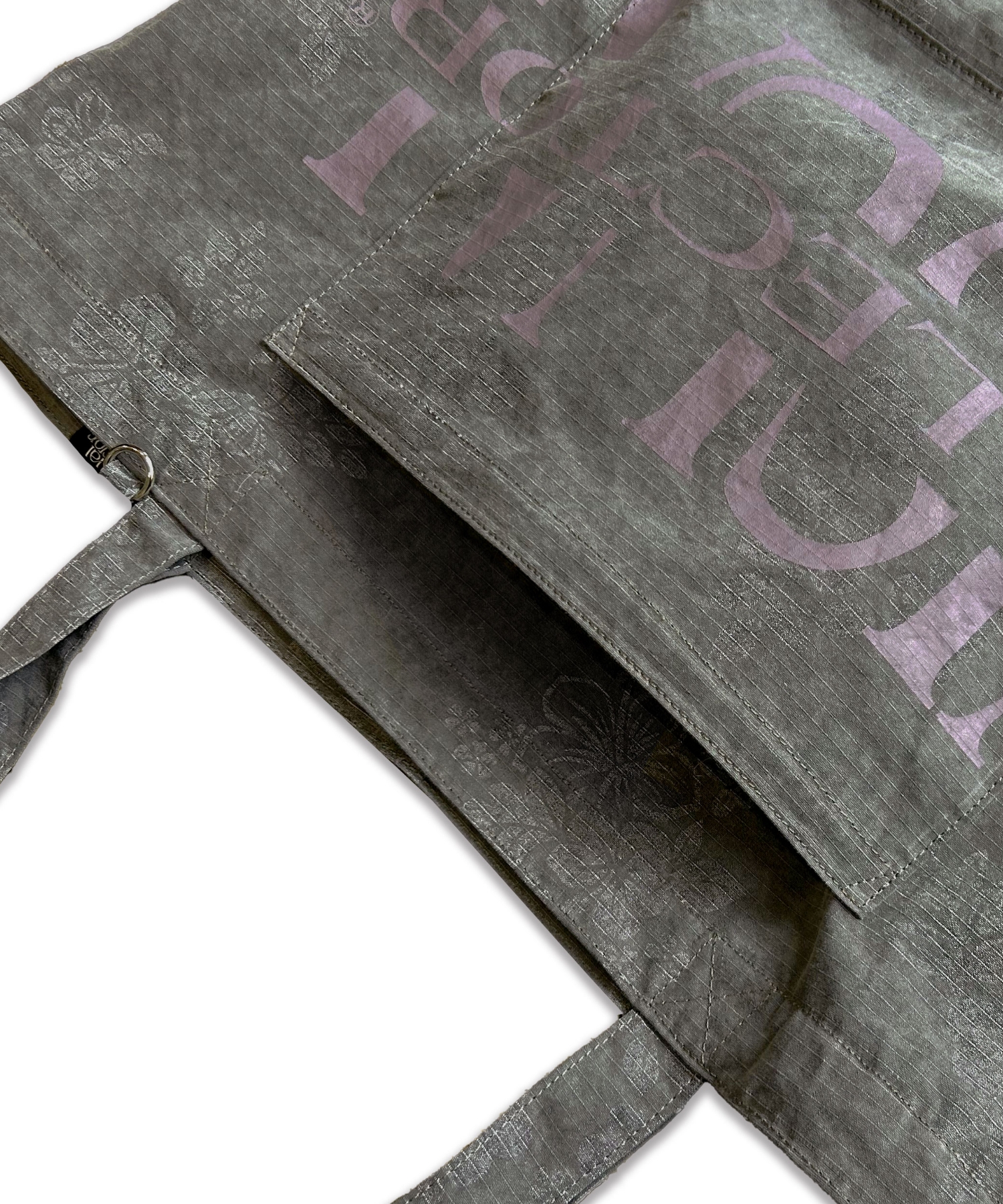 Washed Hibiscus Carry-All Bag