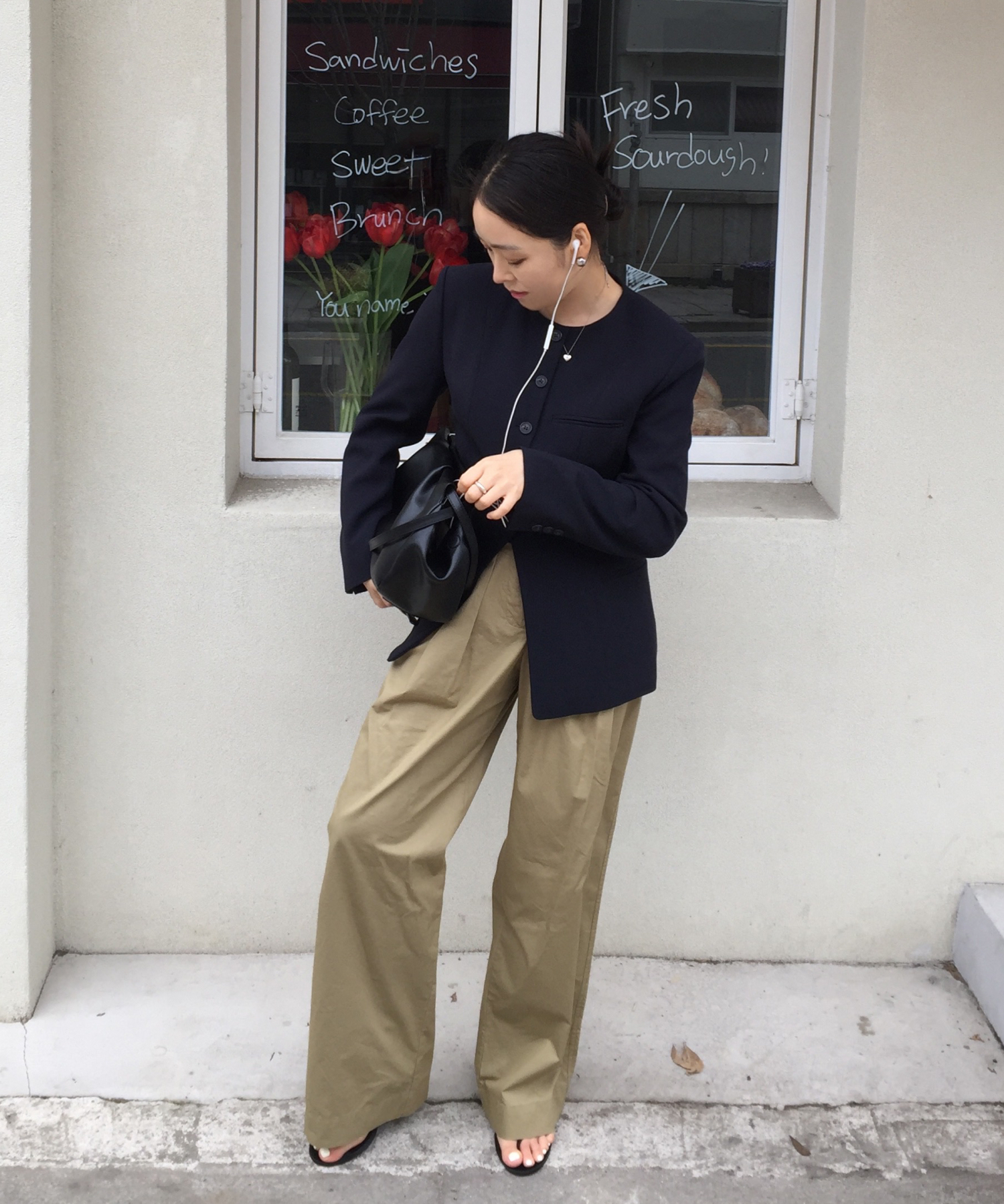 Куртка с круглым вырезом slim fit_MIWJKG431B