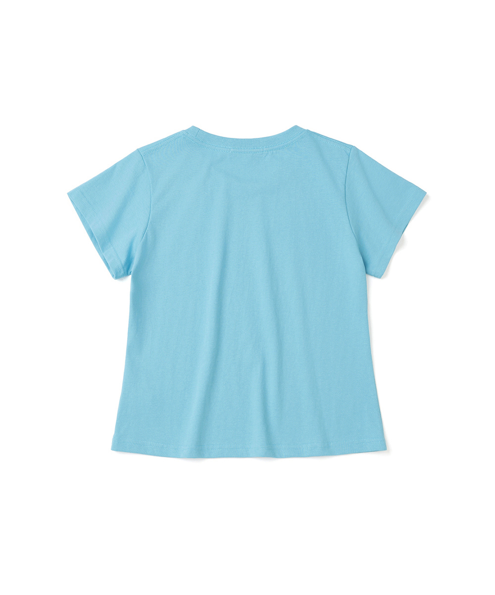 Star Block 1/2 Tee Sky Blue