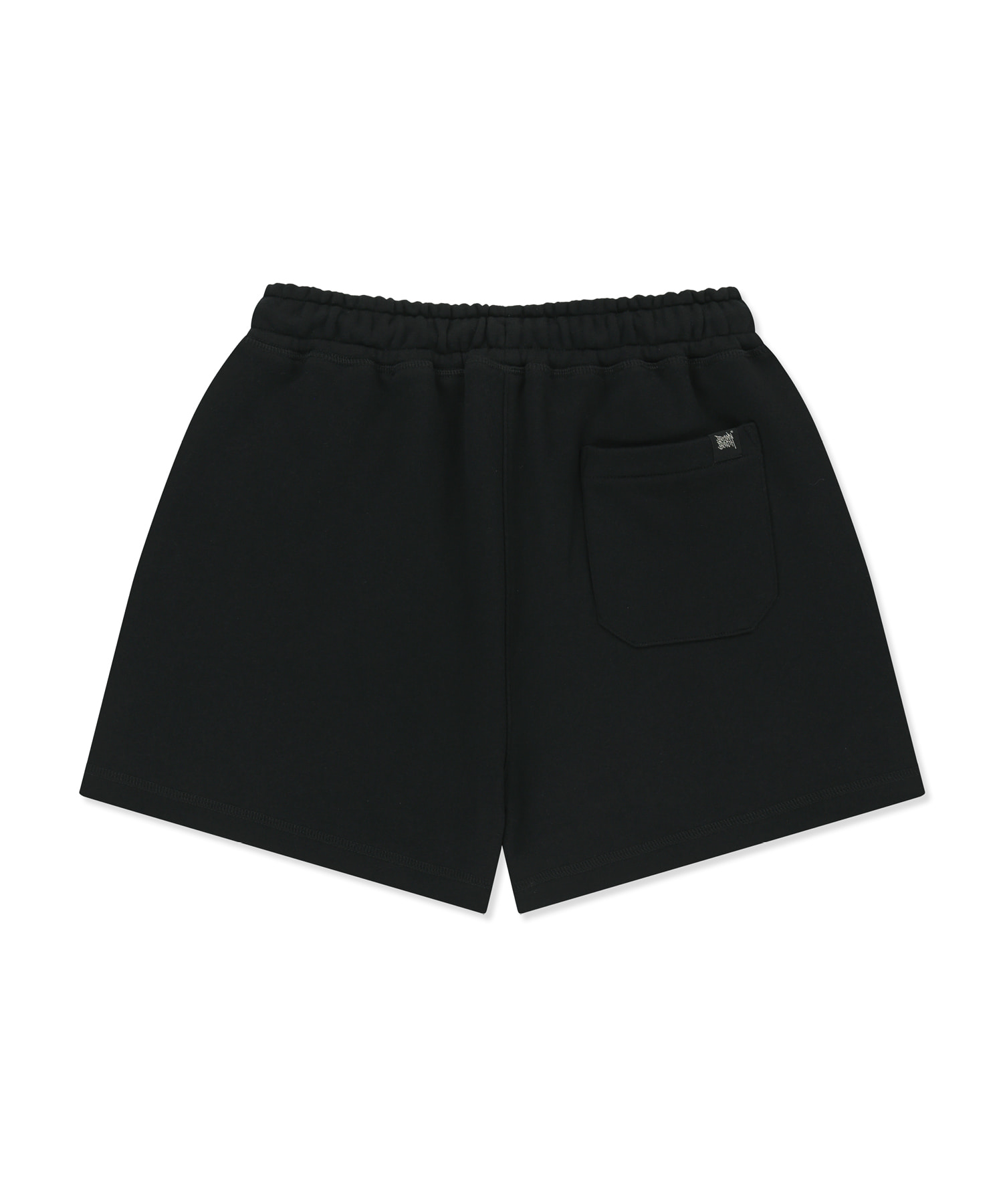W TAG SWEAT SHORTS - BLACK