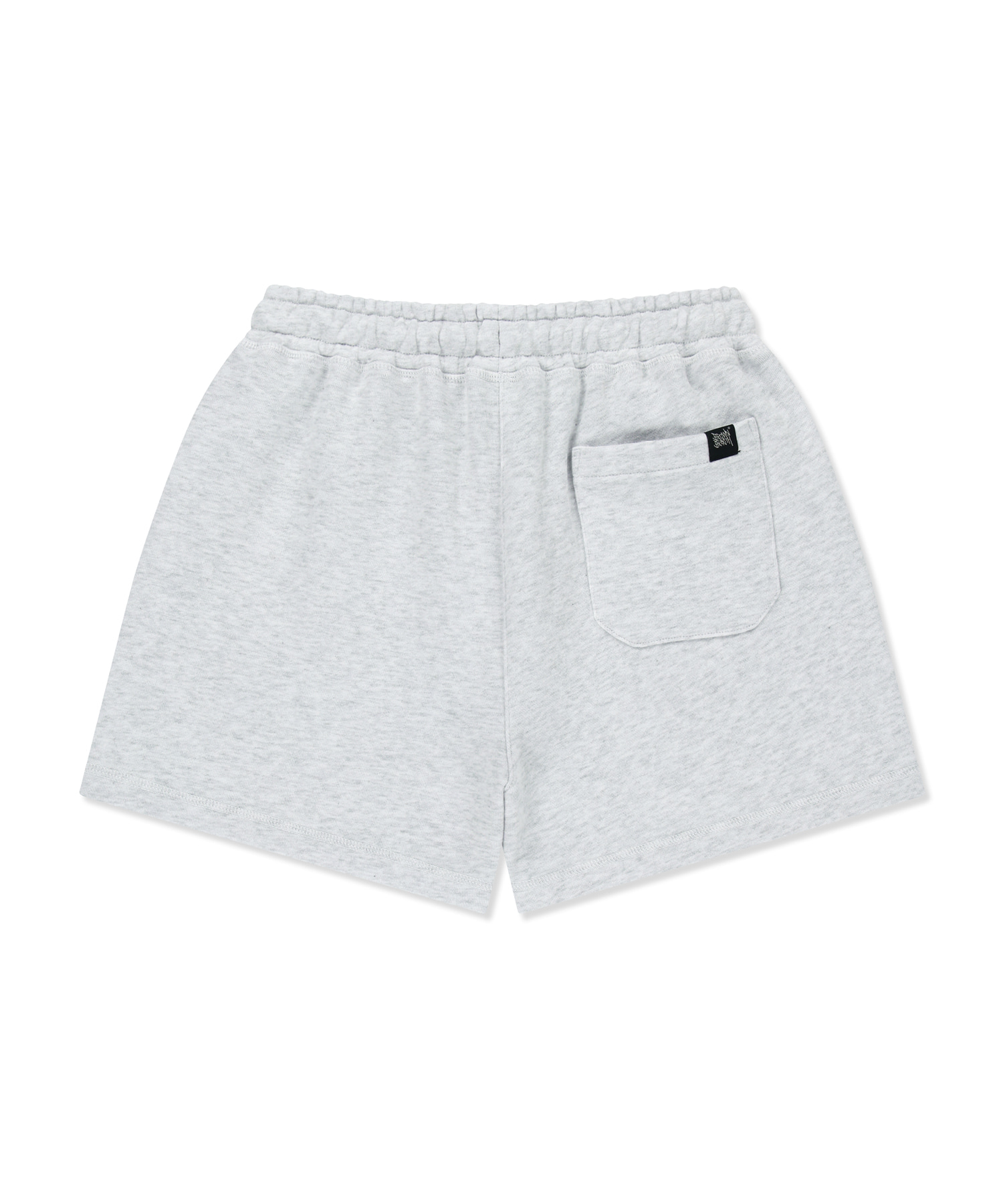 W TAG SWEAT SHORTS - ASH