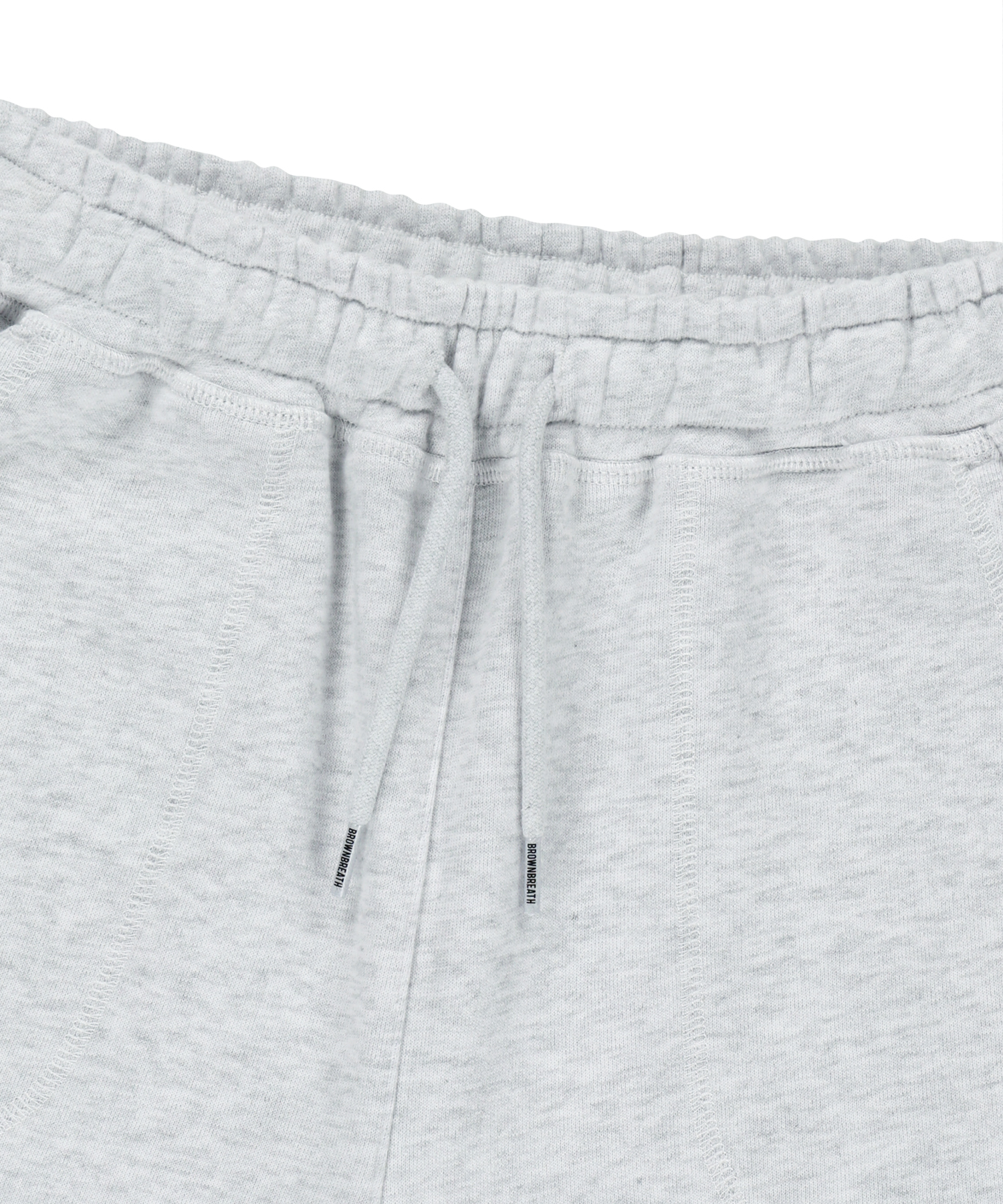 W TAG SWEAT SHORTS - ASH