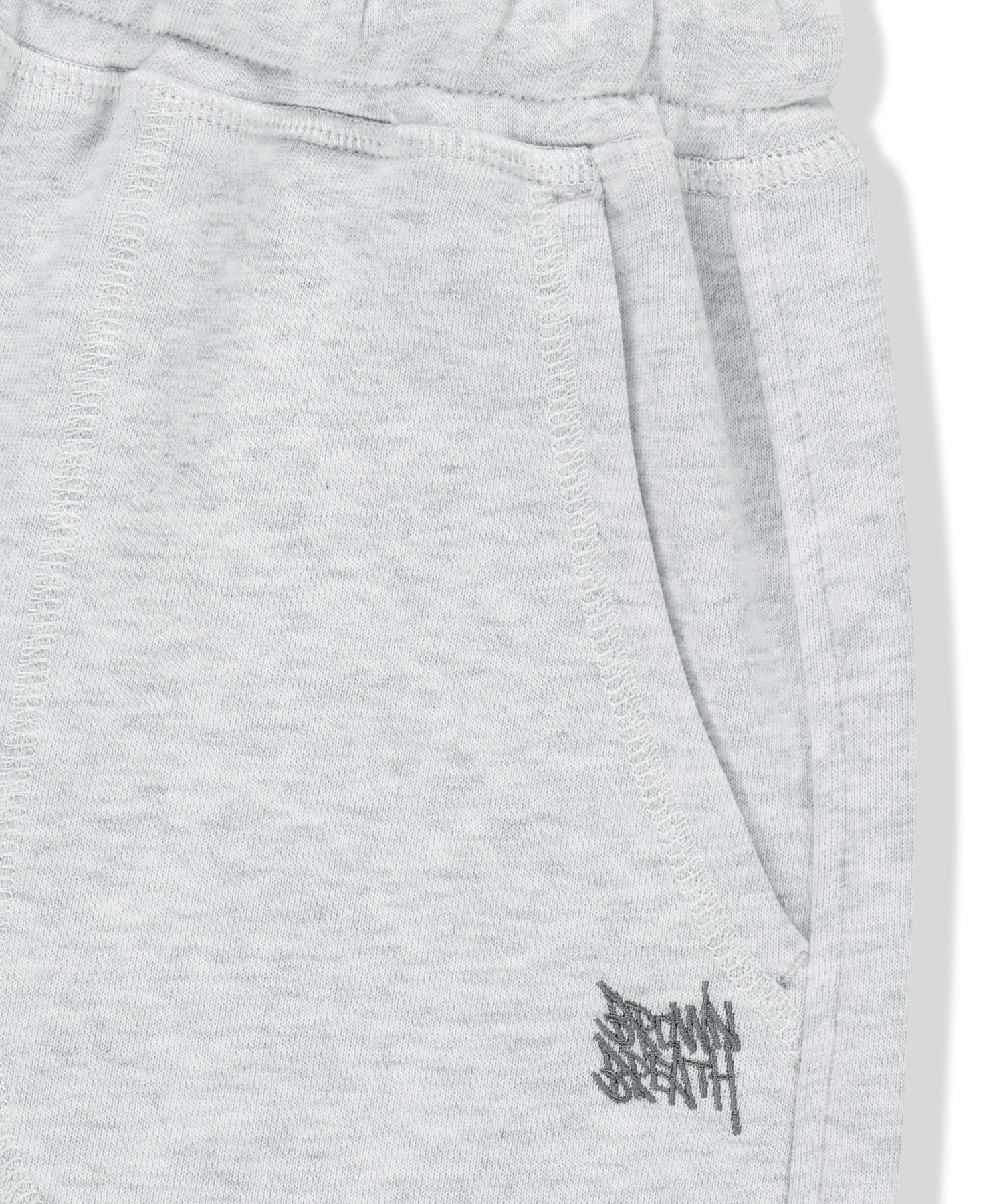 W TAG SWEAT SHORTS - ASH