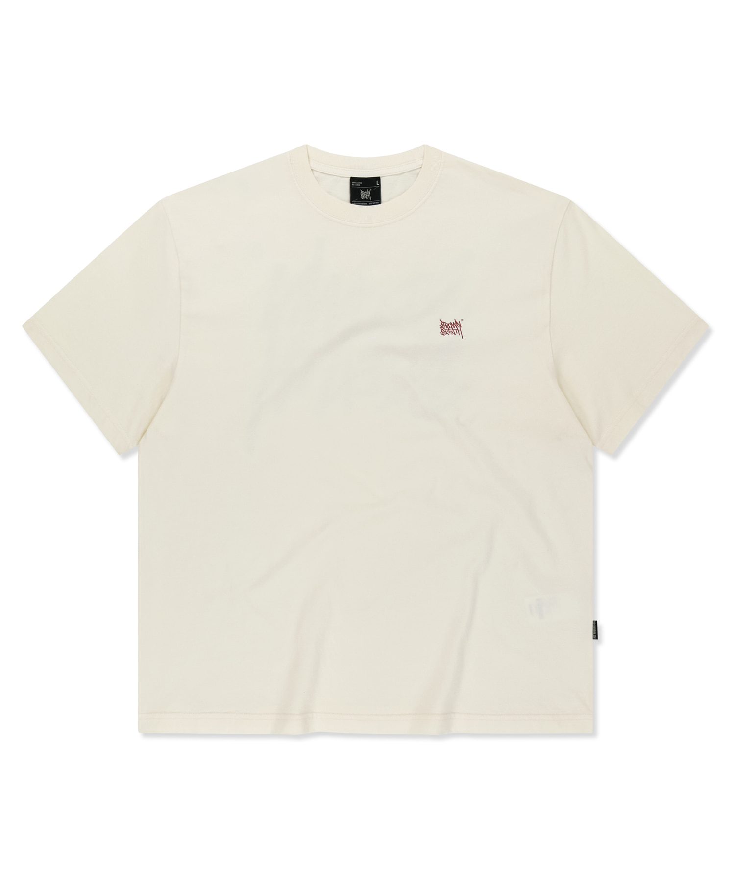 TAG PIGMENT TEE - CREAM