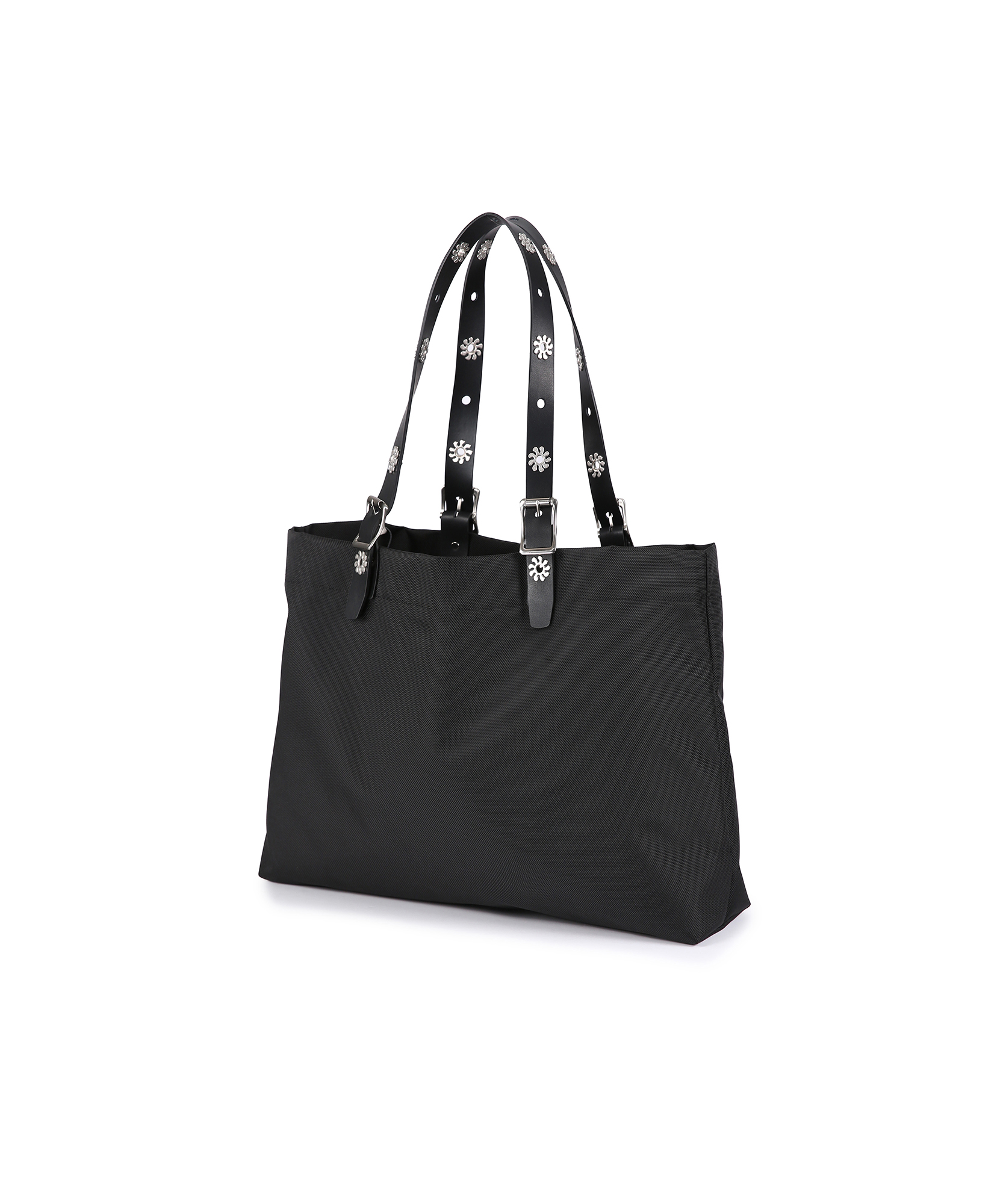 Linking Eyelet Nylon Tote Bag