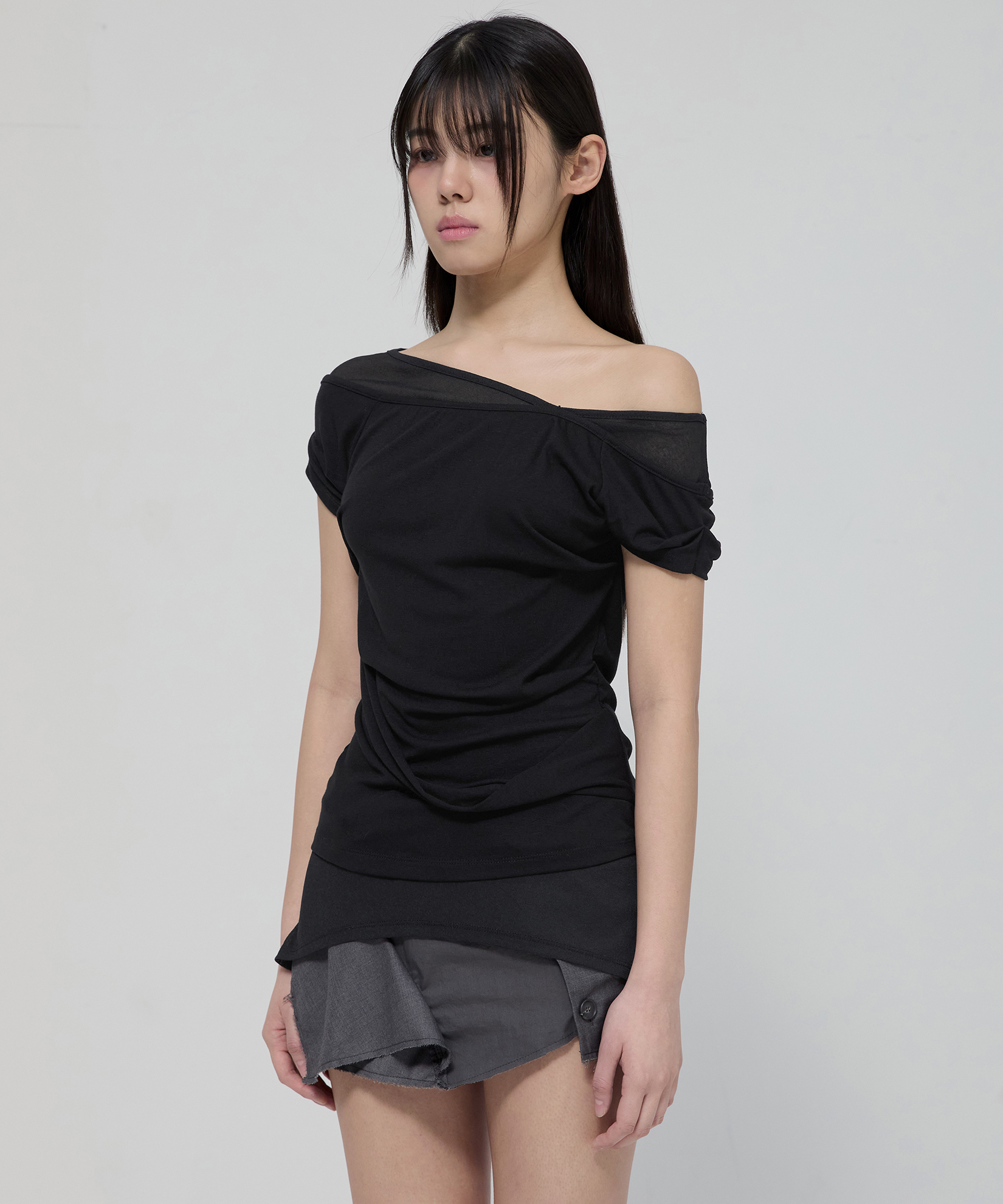 2-Layered Top (FL-141_Black)