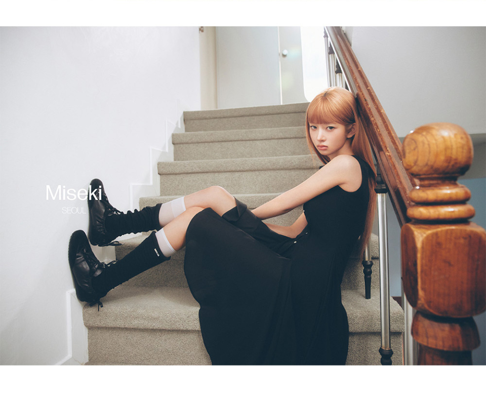 OPEN TOE SHEER KNEE SOCKS #REI同款! - 3 COLORS CHARCOAL