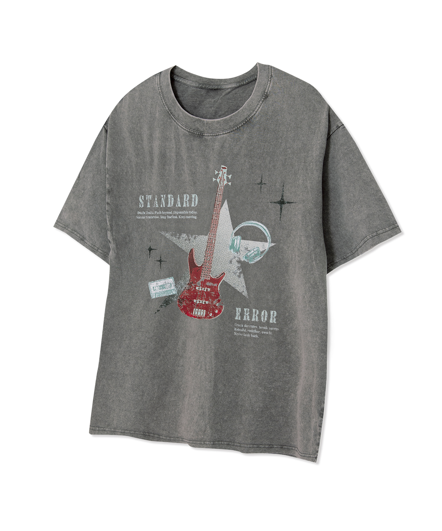 87-STAN255 Universe Strum Vintage Pigment Short-Sleeved T-Shirt (4color)