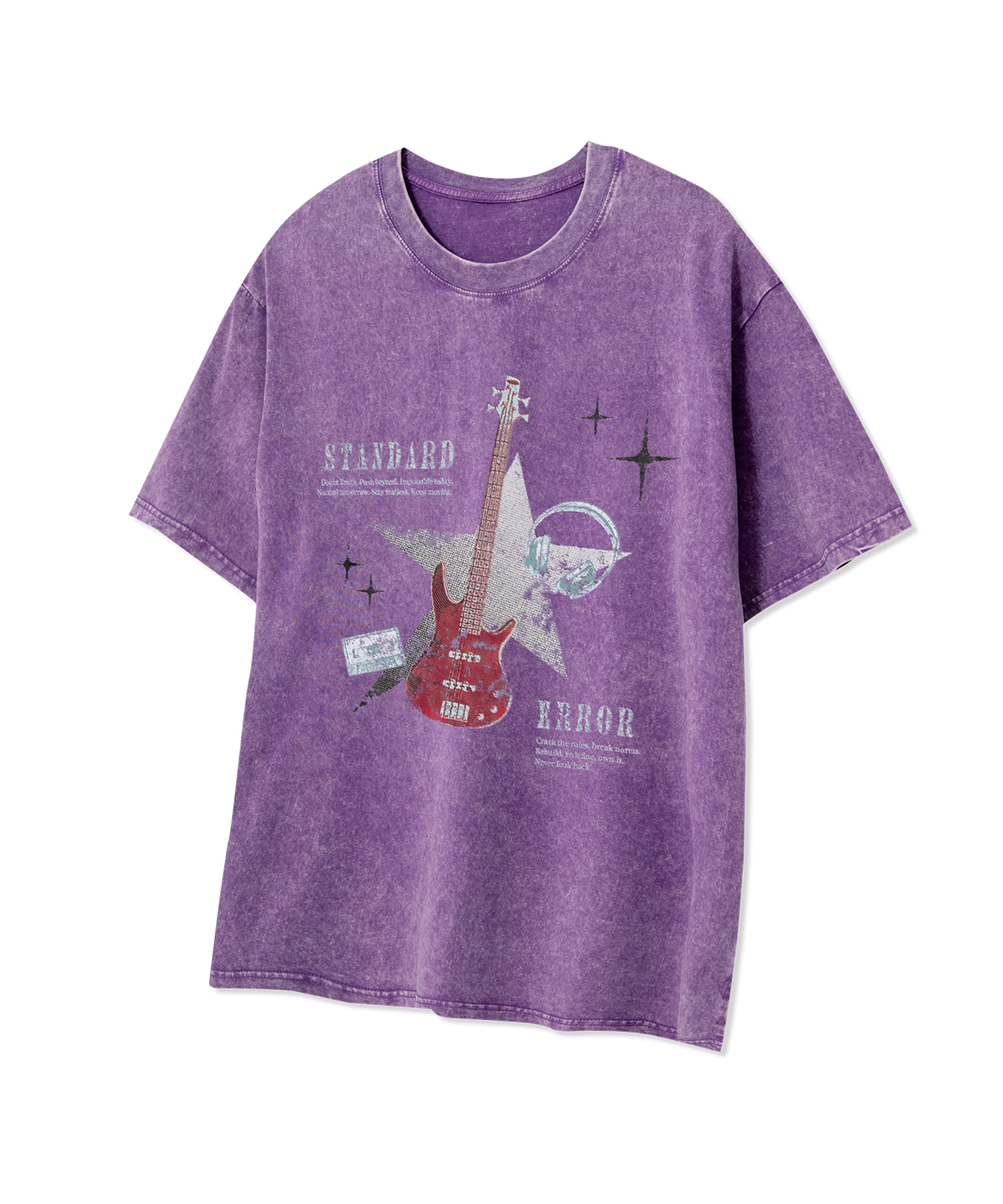 87-STAN255 Universe Strum Vintage Pigment Short-Sleeved T-Shirt (4color)