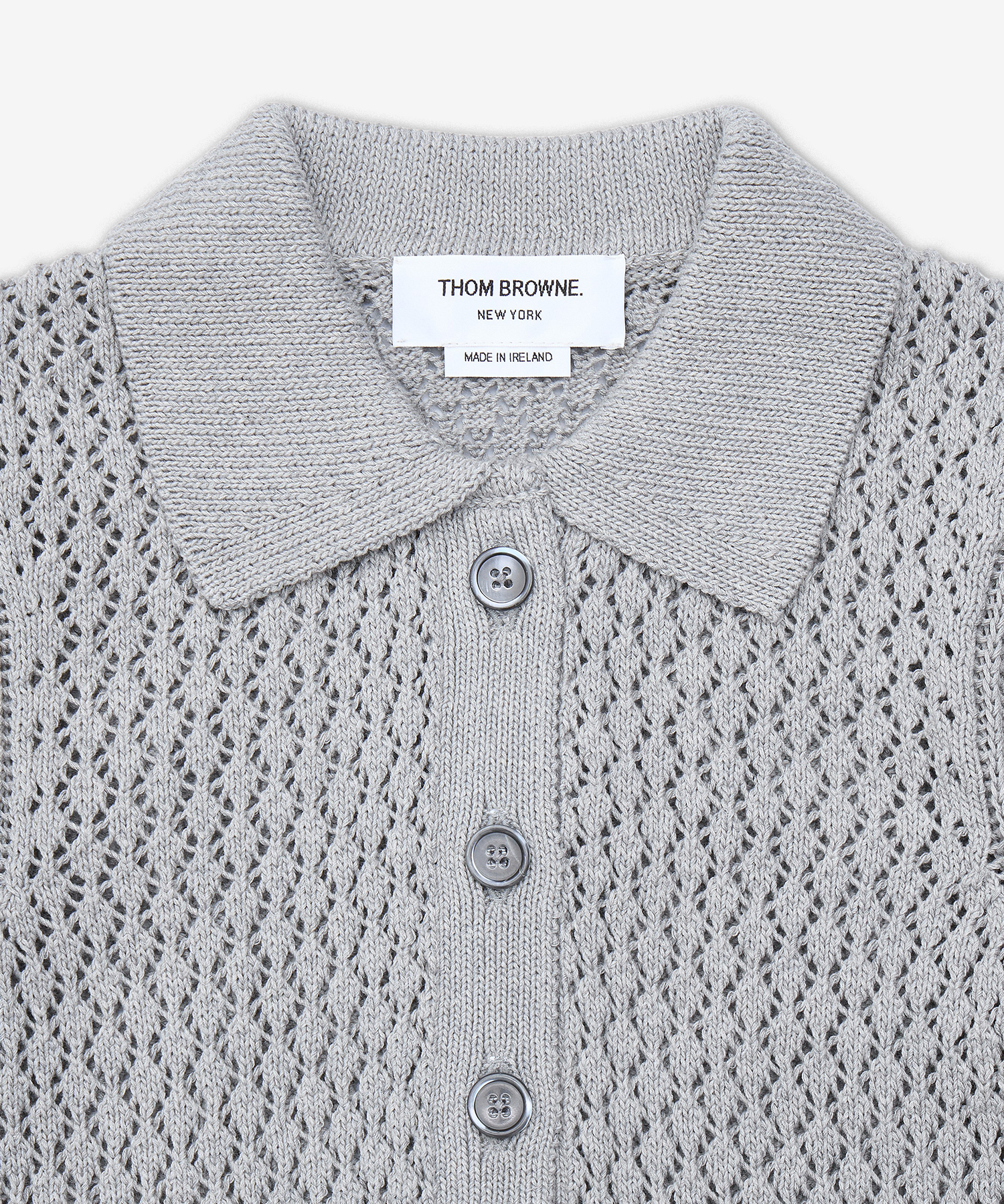 Кардиган Milano Stitch Cotton 4-Bar - Light Grey / FKC694AY3062065