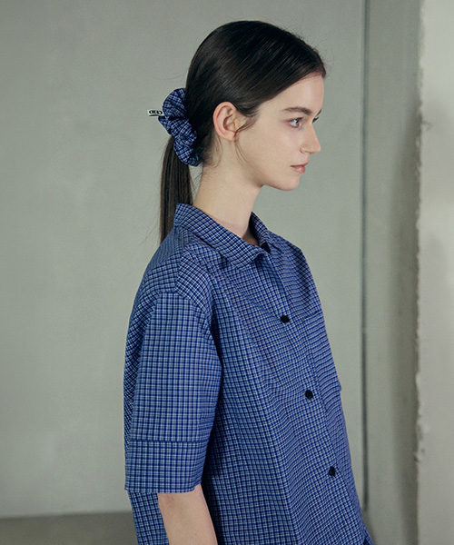 [w] COTTON POPLIN SHIRT PAJAMA SET