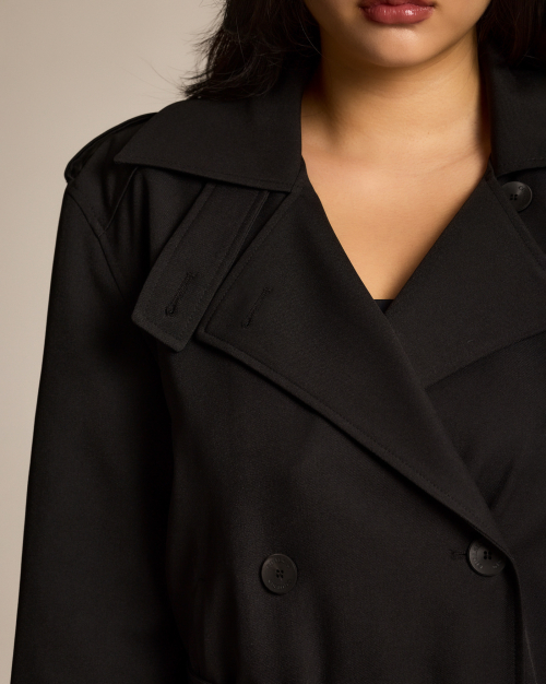 CS CLASSIC TRENCH JACKET-026 (BLACK) thumbnail 7