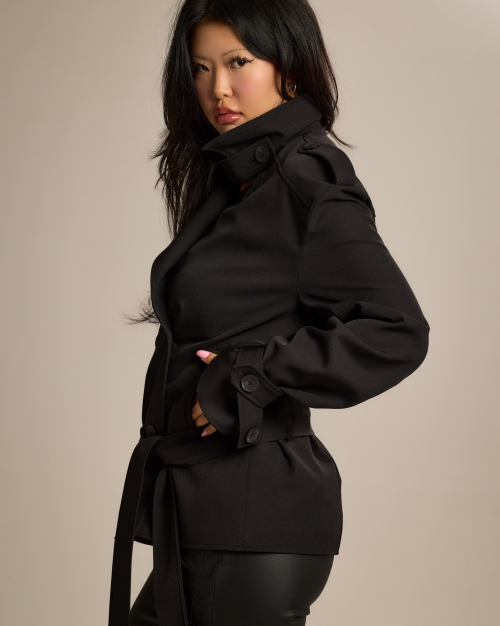 CS CLASSIC TRENCH JACKET-026 (BLACK) thumbnail 17