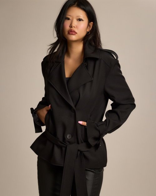 CS CLASSIC TRENCH JACKET-026 (BLACK) thumbnail 19