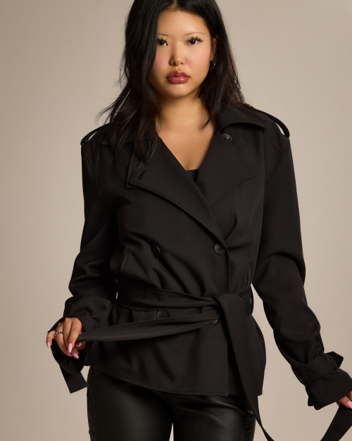 CS CLASSIC TRENCH JACKET-026 (BLACK) thumbnail 28