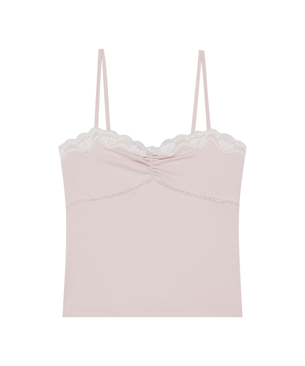 ROSE LACE SLEEVELESS PINK