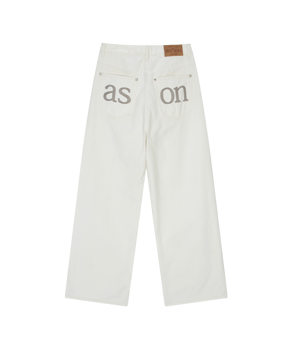 SMOG WIDE PANTS / CREAM