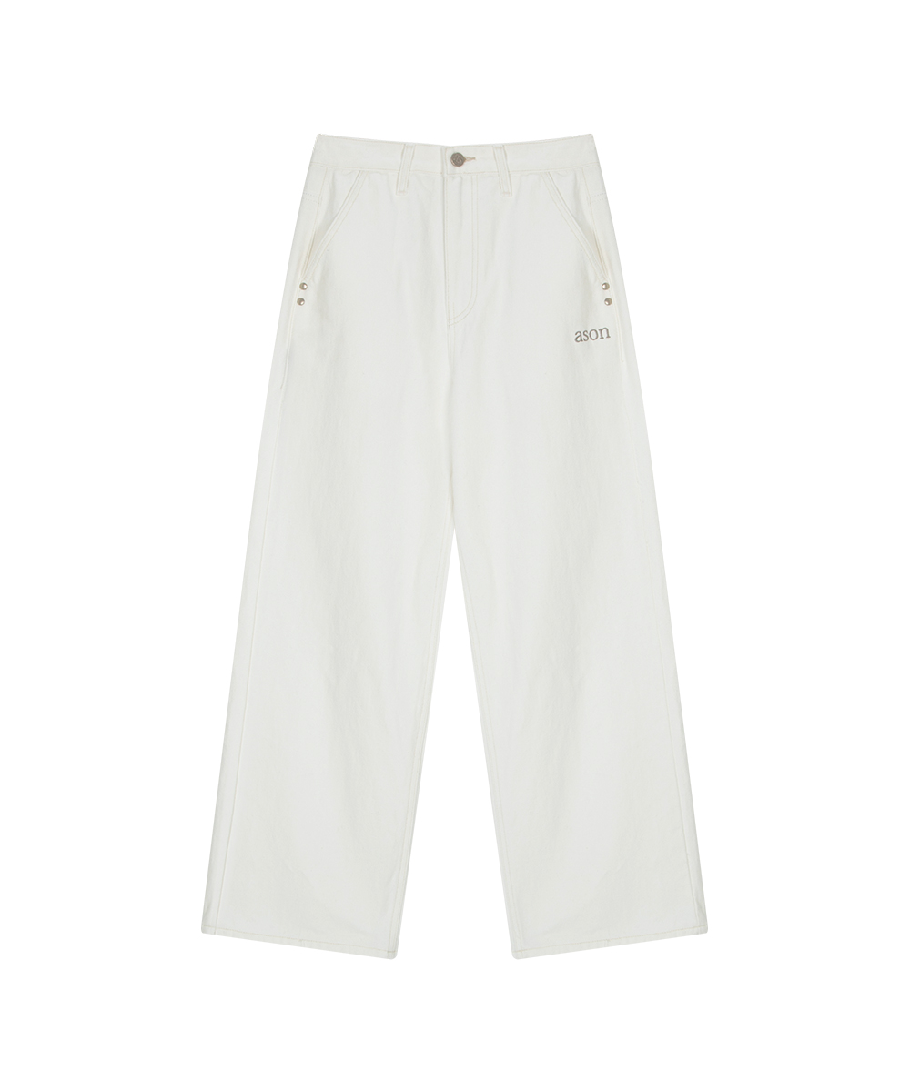 SMOG WIDE PANTS / CREAM
