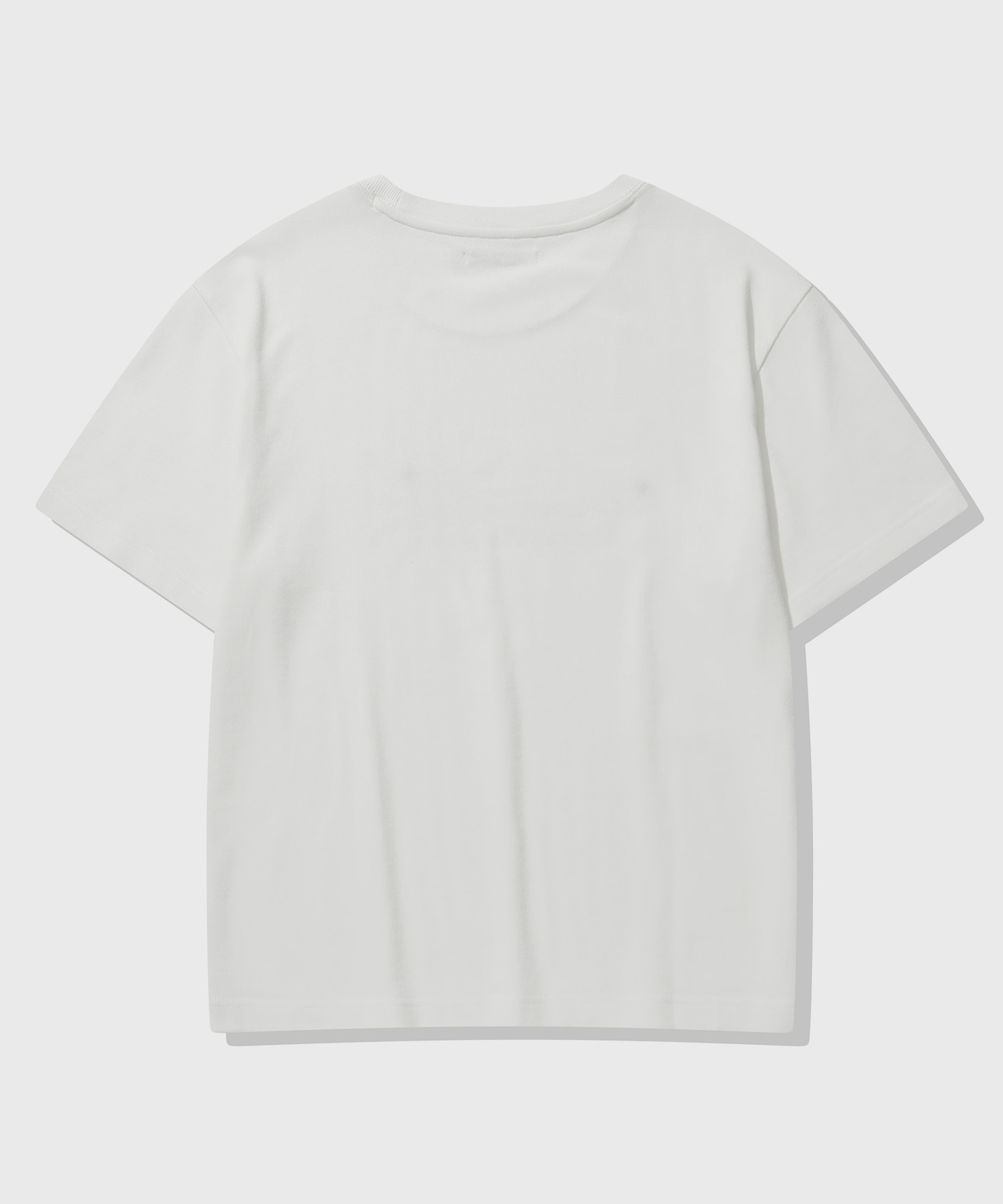 Offbeat Sunday Crop Short-Sleeve T-Shirt_White