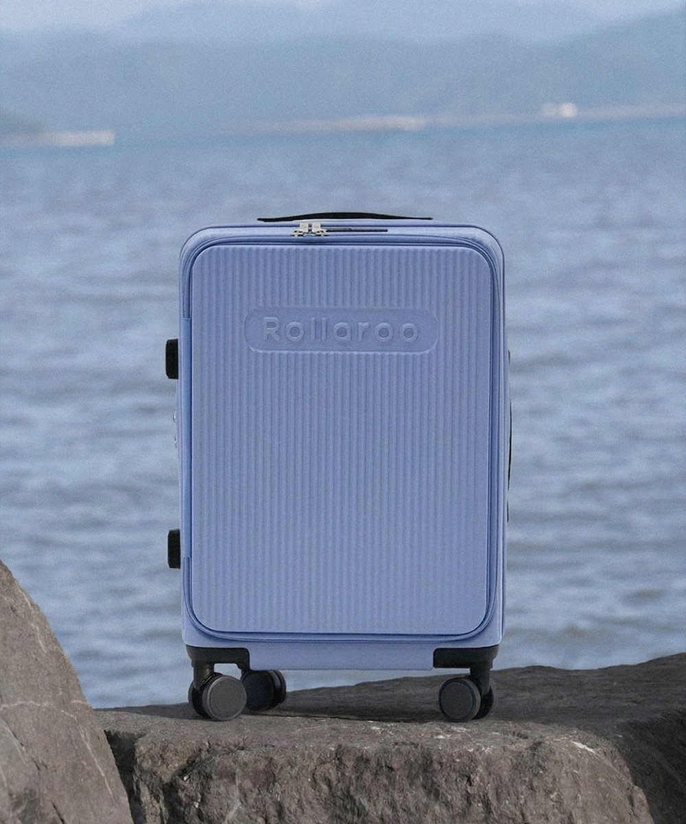 20 & 24 Expandable Luggage Set with Front Opening Pocket