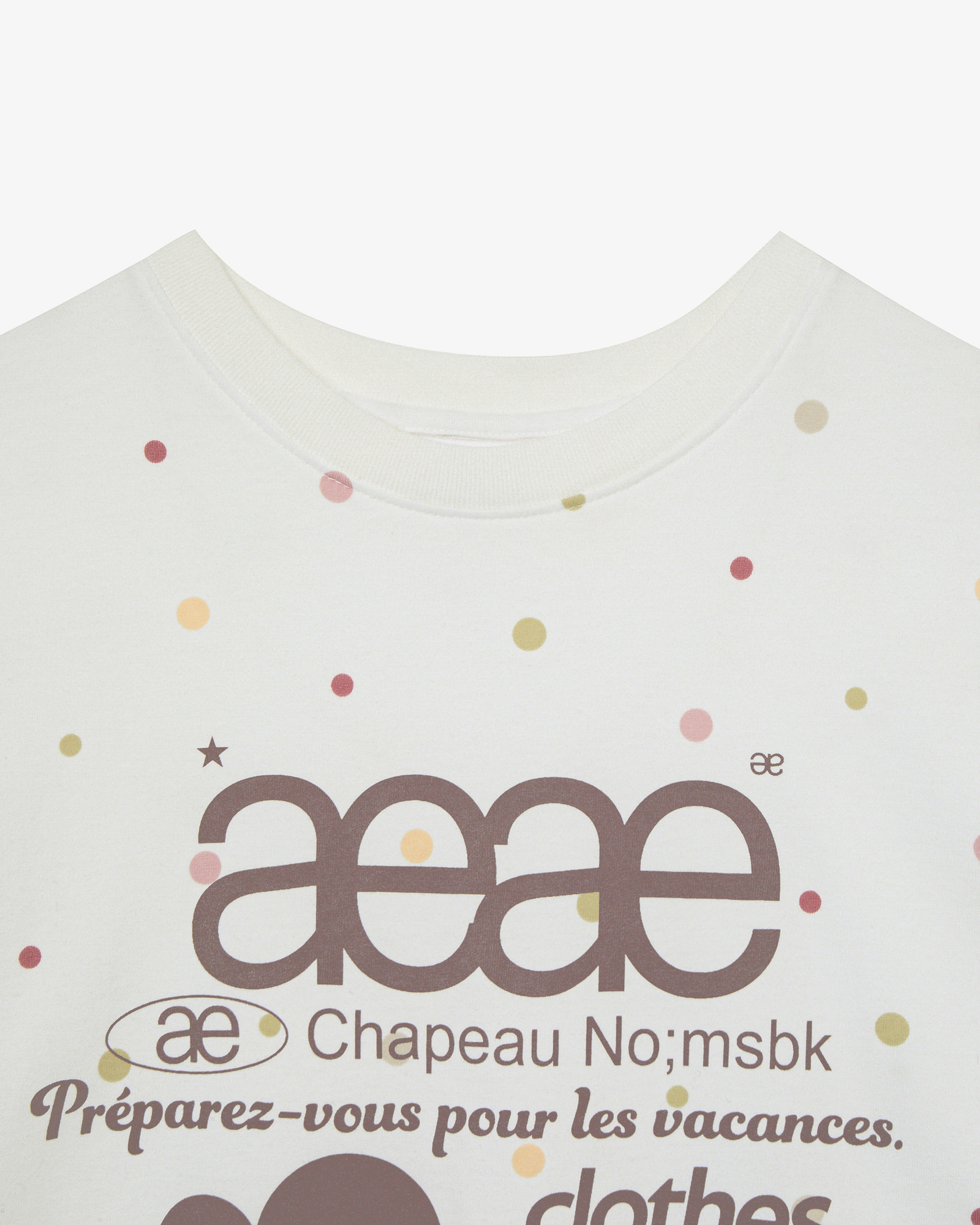 Лого LOGO COLOR В Горошек T-SHIRTS [белый]