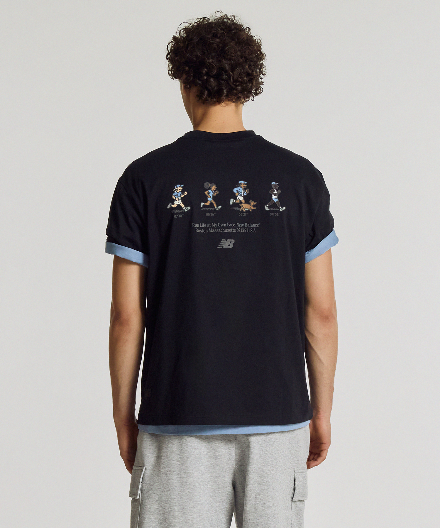 NBNEG21503 / Футболка UNI NB Friends (BLACK)