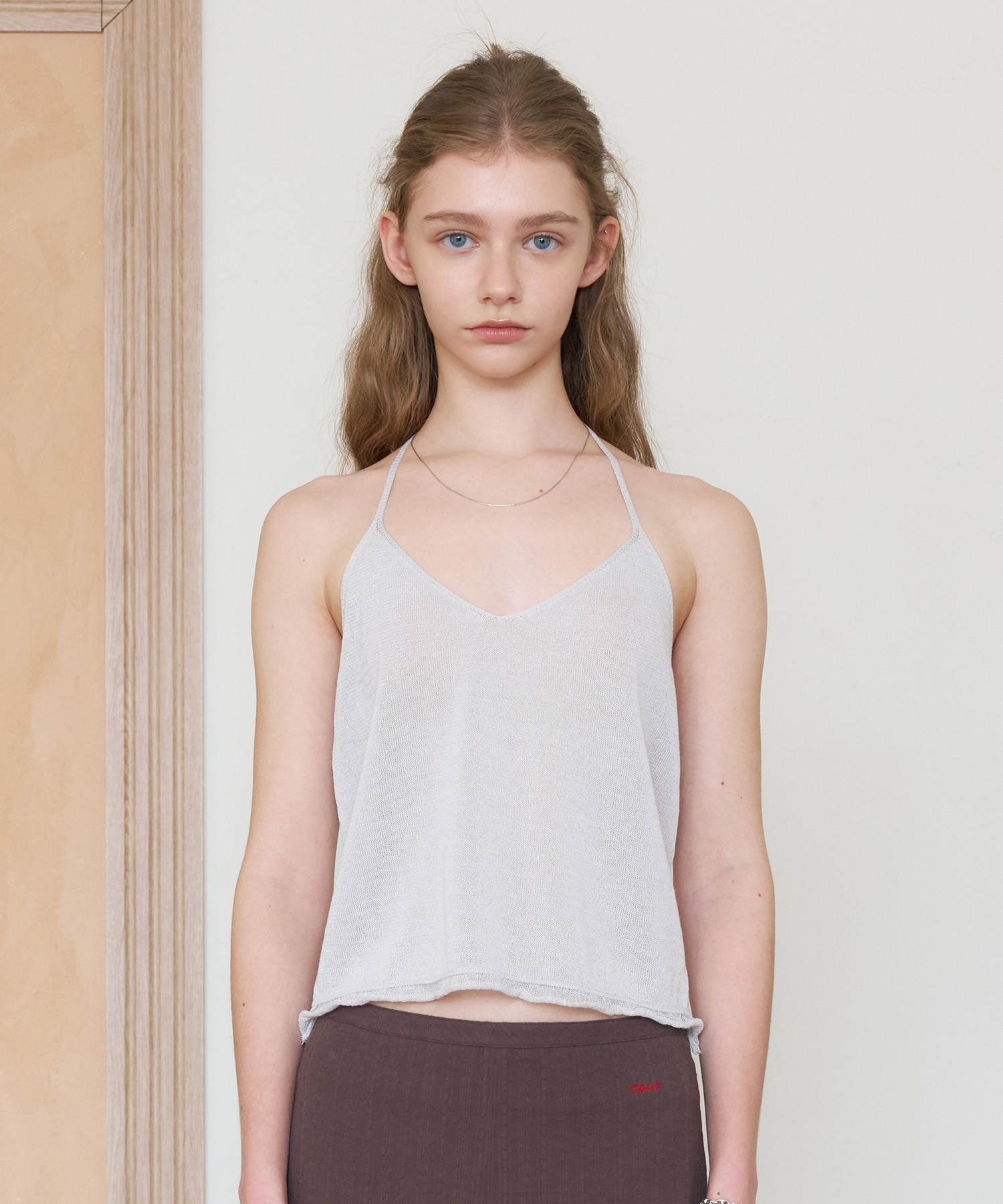 SHEER SET-UP CARDIGAN_LIGHT Серый