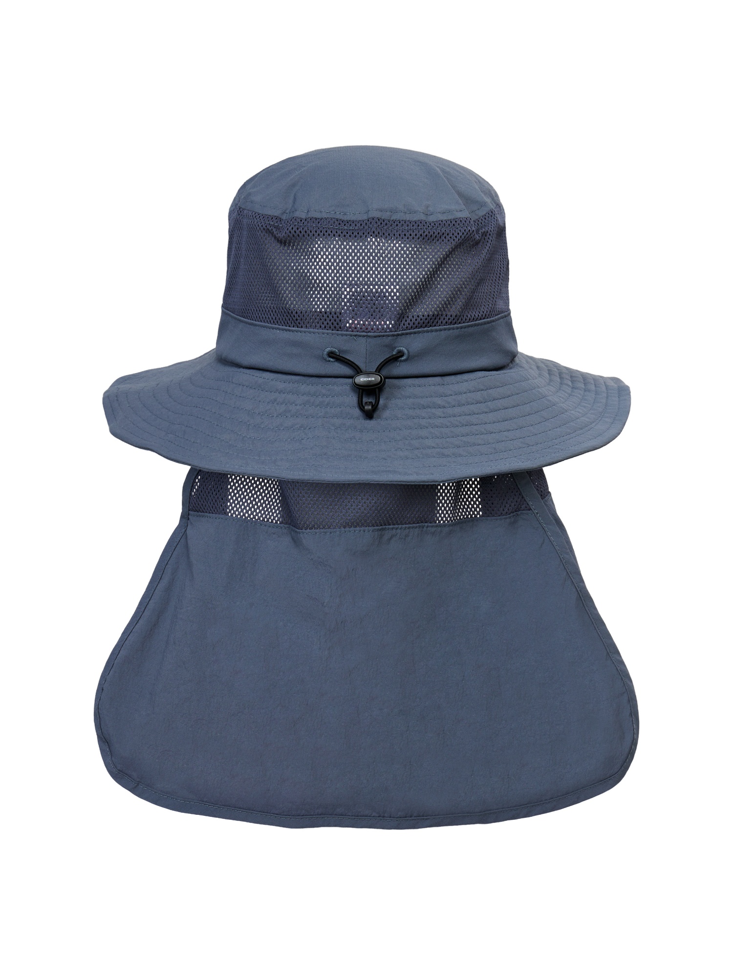 Легкая сетчатая панама от солнца_Grayish BLUE