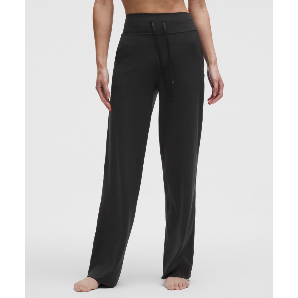 Широкие брюки Groove High-Rise *Asia Fit BLK