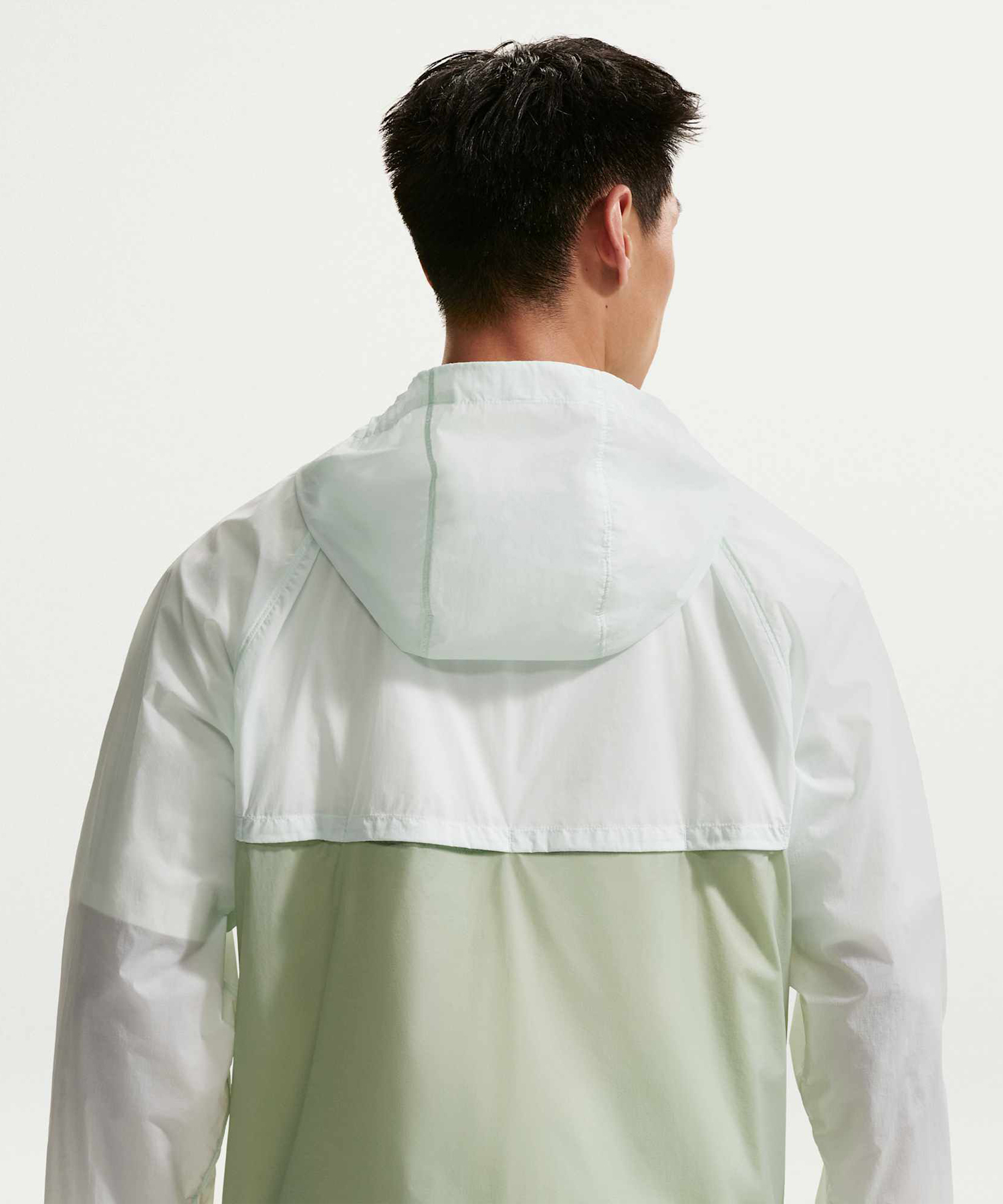 M NK WR LTWT UNLND FZ UV JKT - BARELY зеленый/JADE HORIZON/(белый)