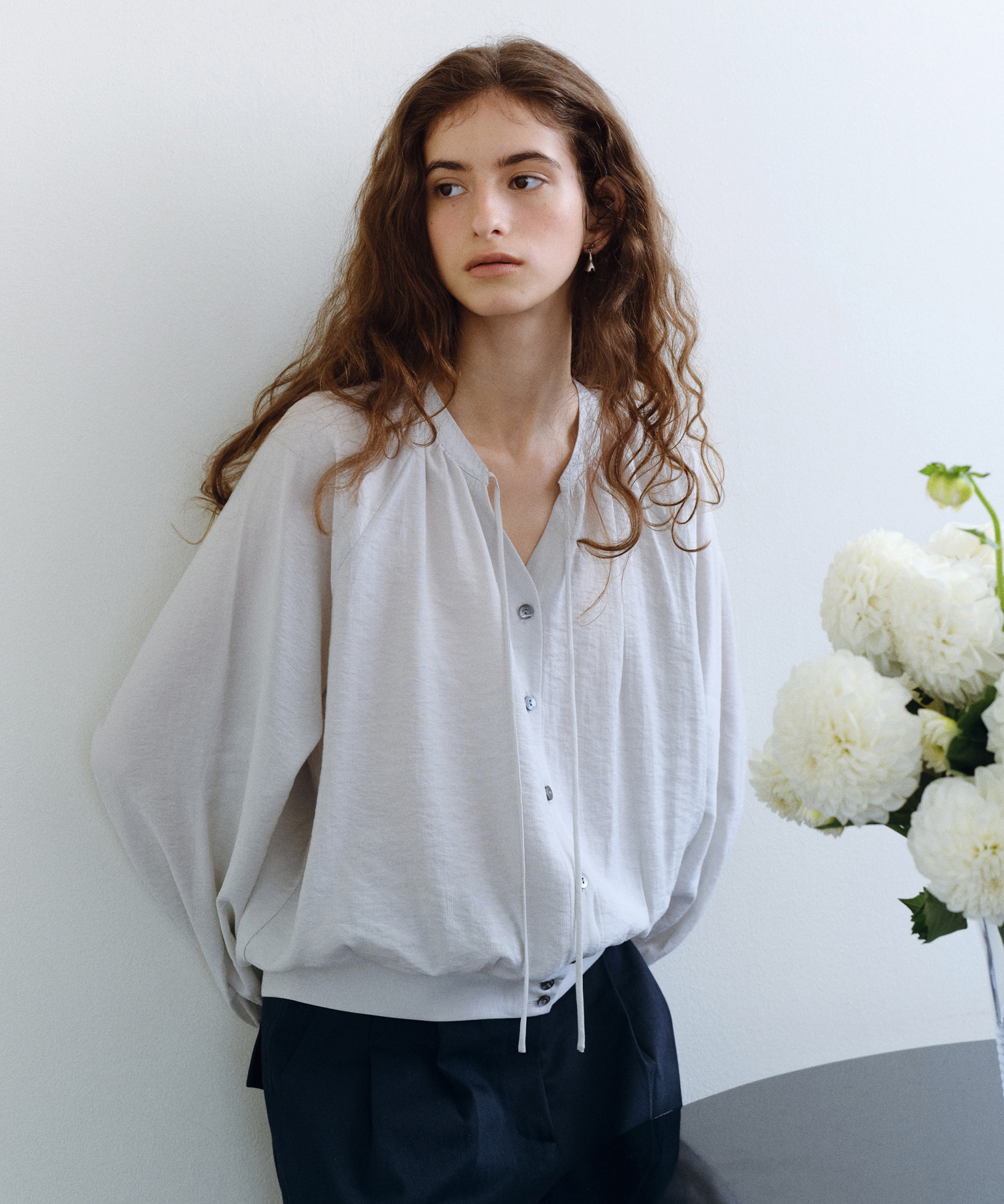 Shirring string блуза