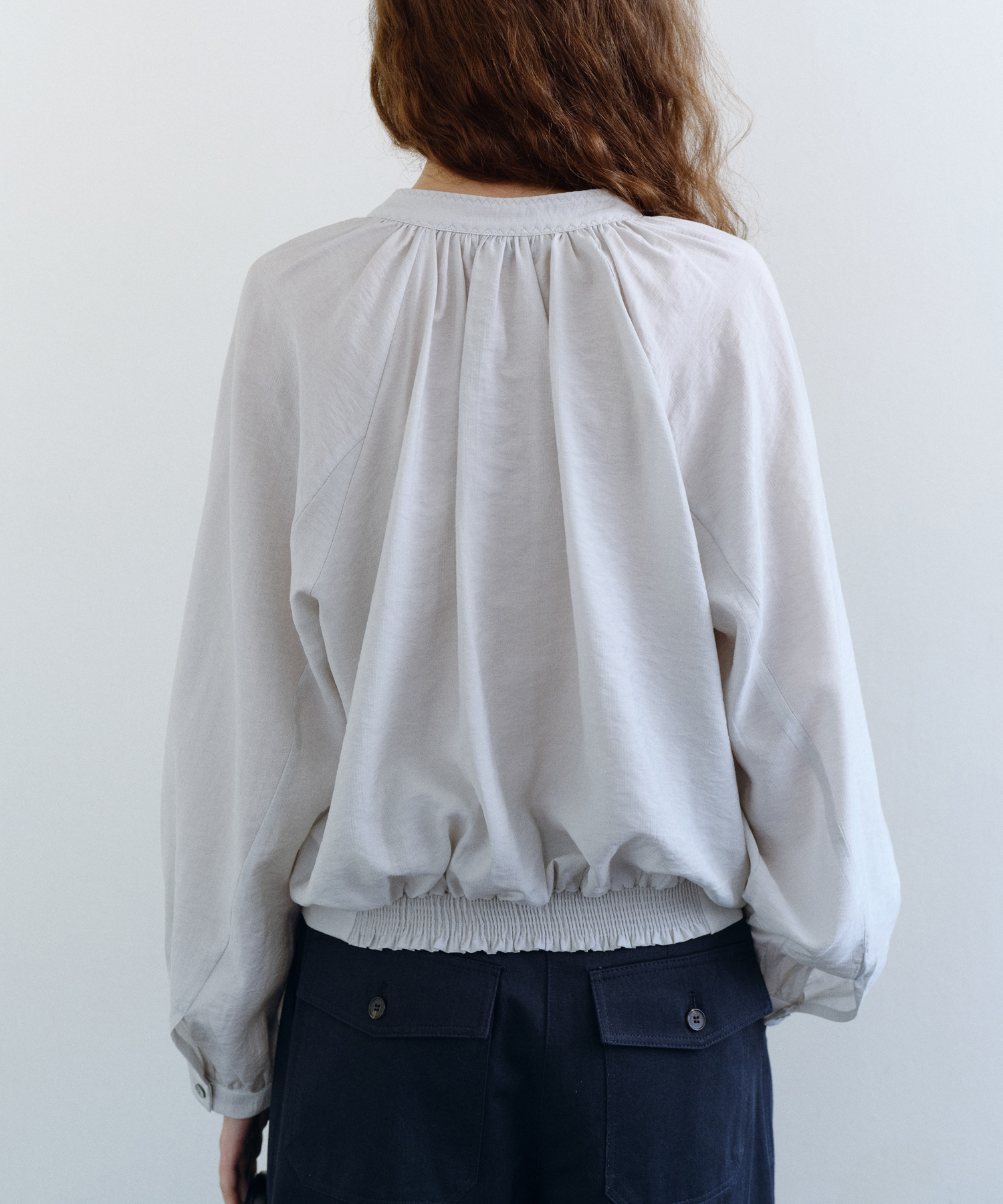 Shirring string блуза