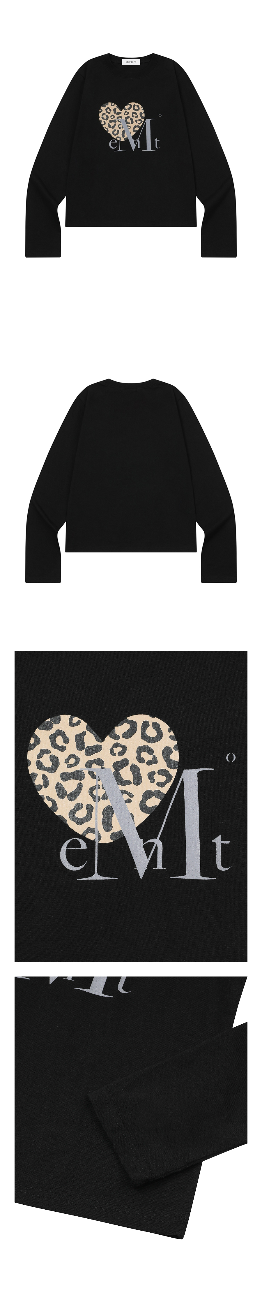 MUSINSA公式 | MUCENT シエラヒョピハートロングスリーブTシャツ（2