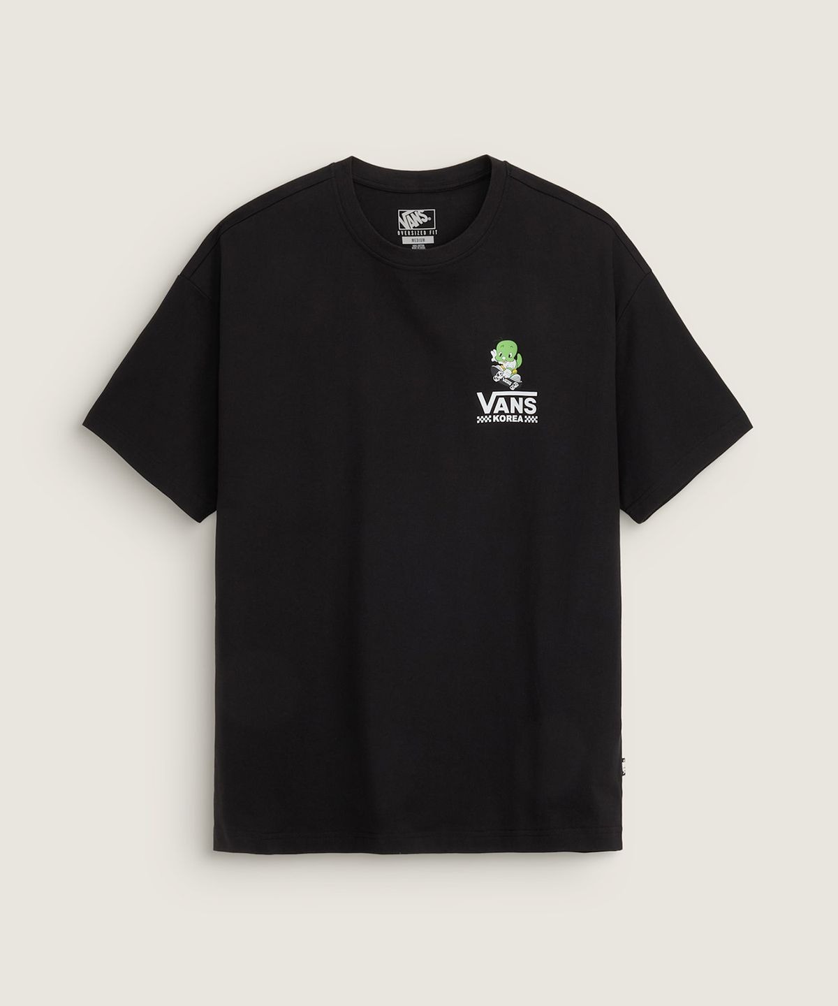 DOOLY KOREA круглый вырез SS TEE - черный