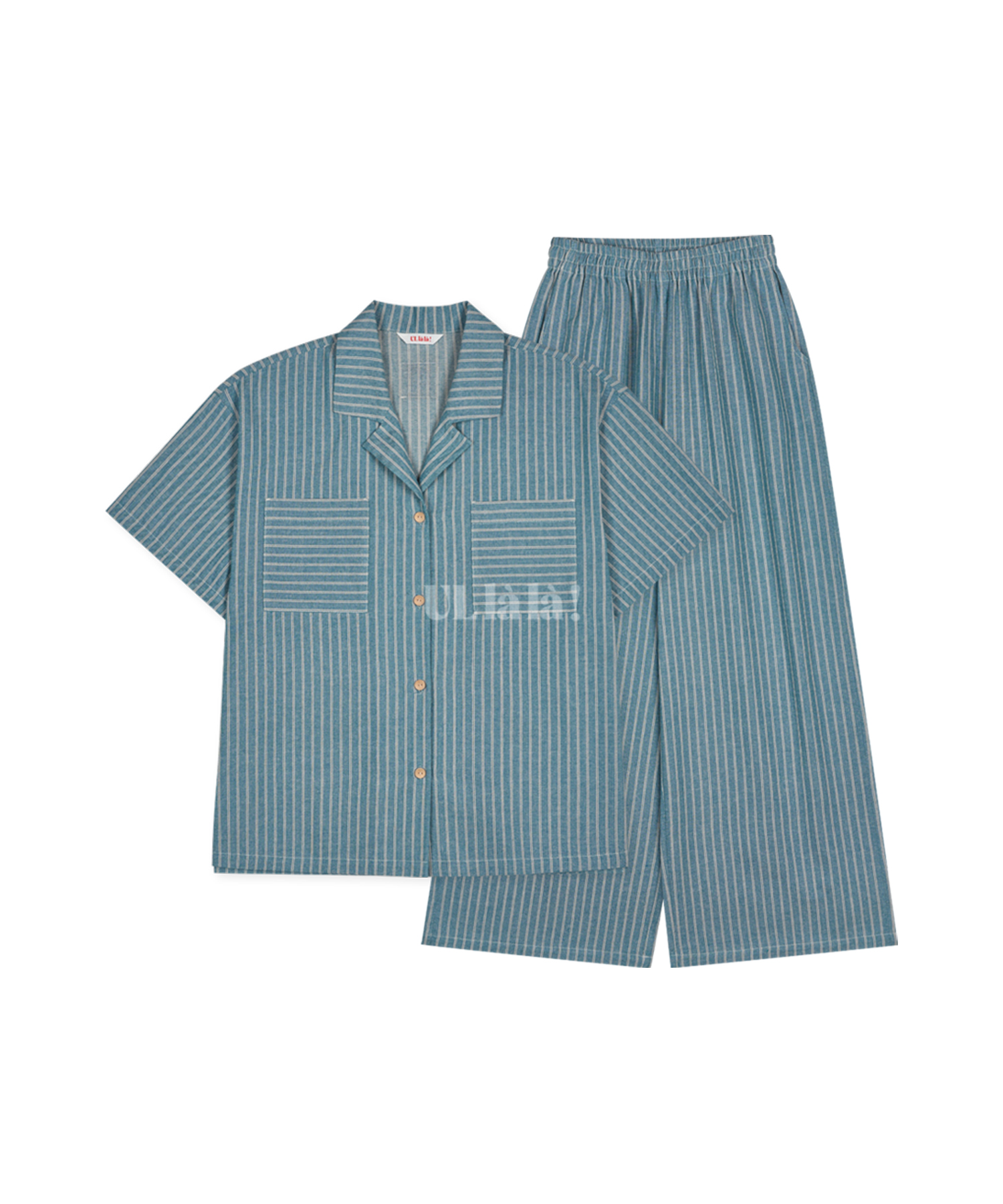 Женская пижама Shio: футболка и брюки Blue