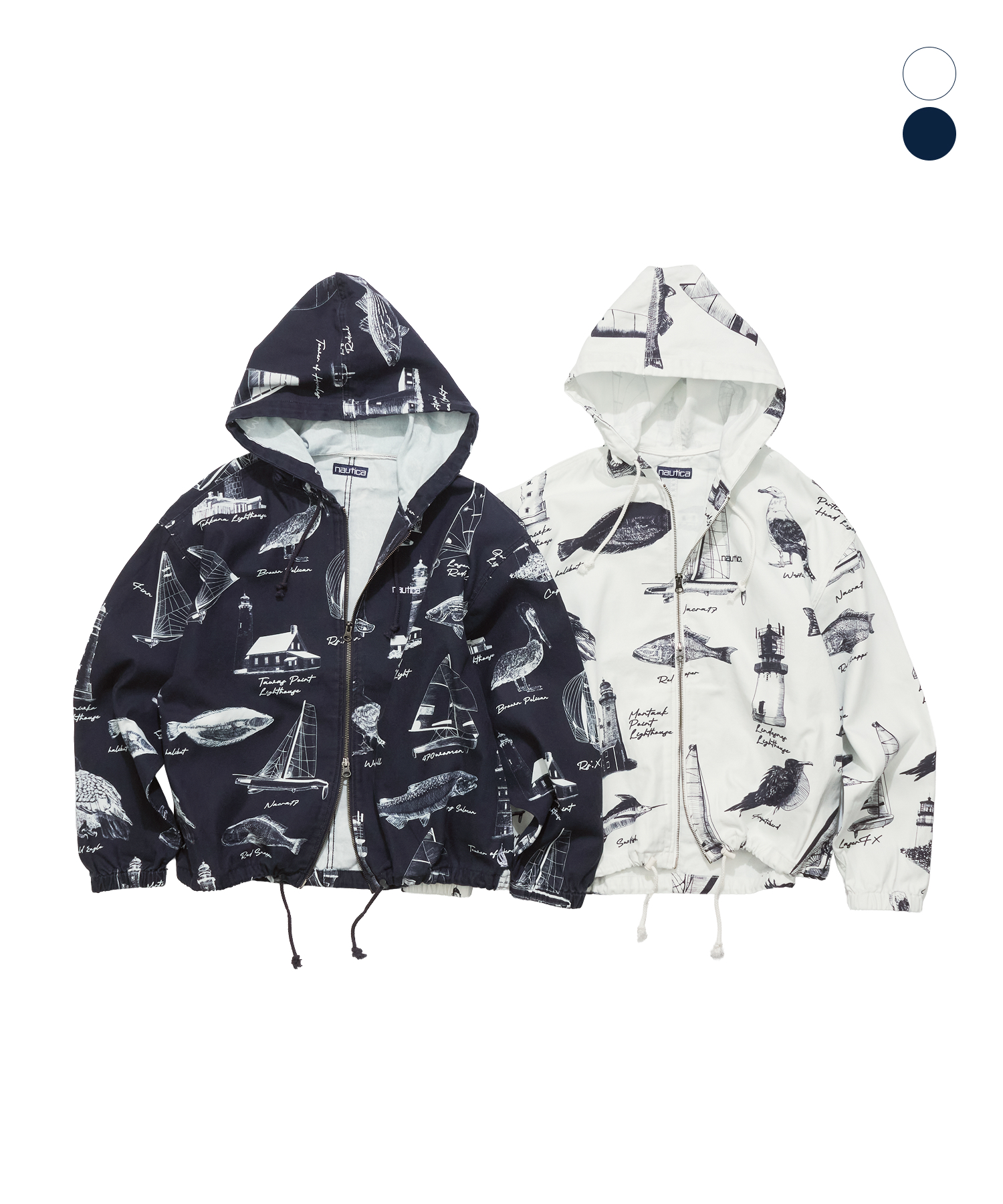 Ocean Print худи-куртка 2 цвета JJK1356
