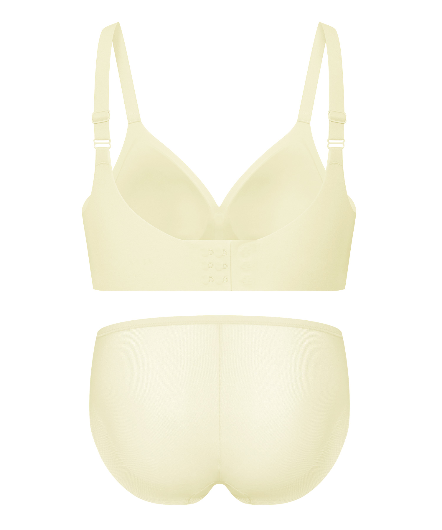 Комплект: бюстгальтер push-up и бесшовные трусики V3_Lemon Cream