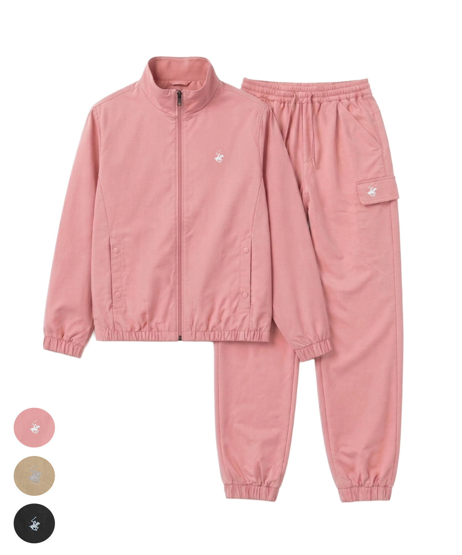 Женский спортивный ветрозащитный костюм 3Color JS022