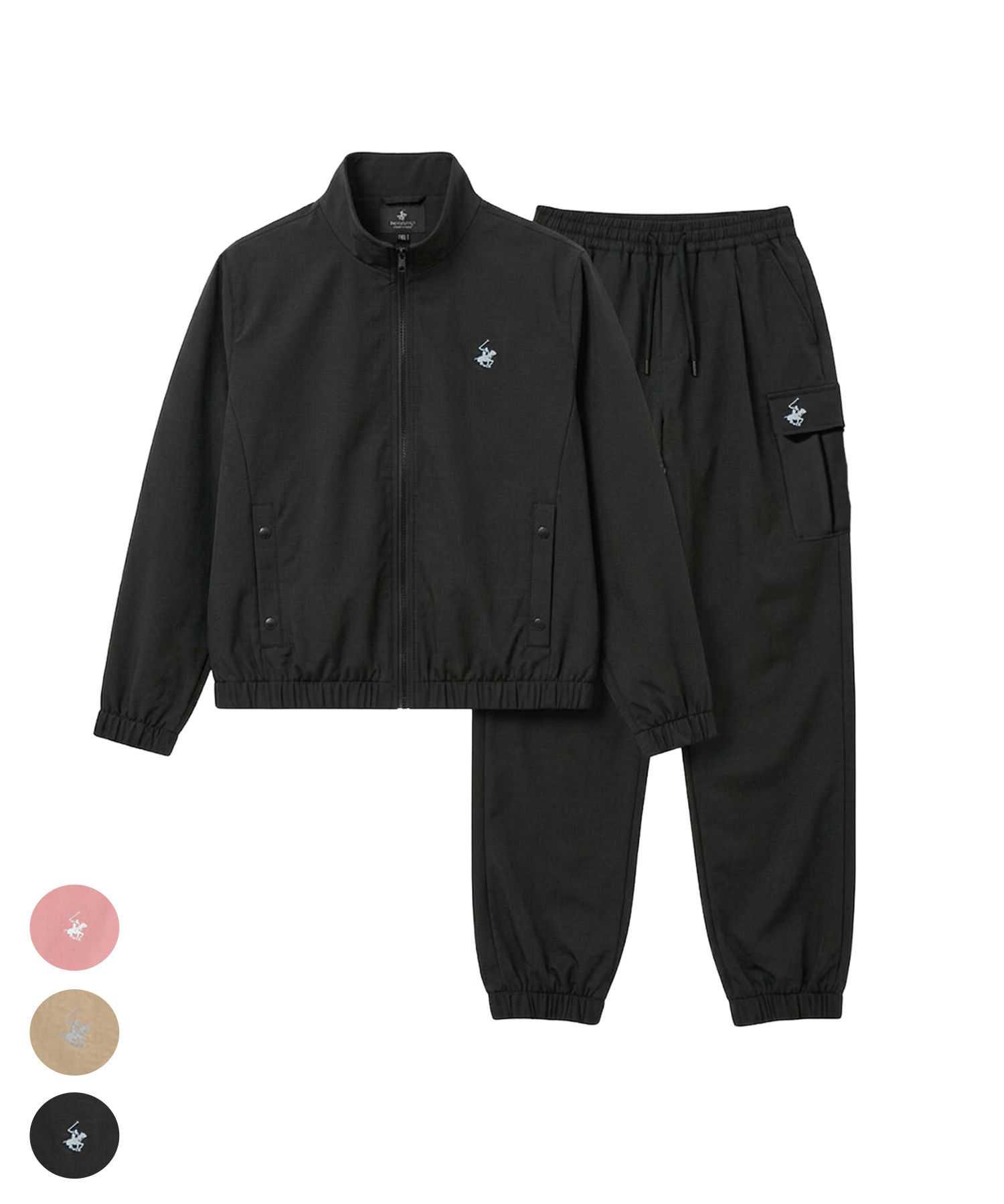 Женский спортивный ветрозащитный костюм 3Color JS022