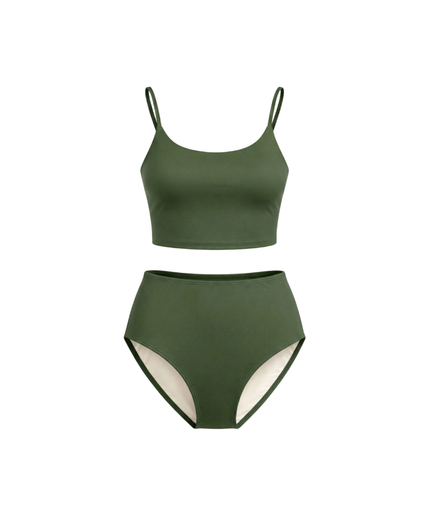 Essential Tankini комплект - Deep зелёный