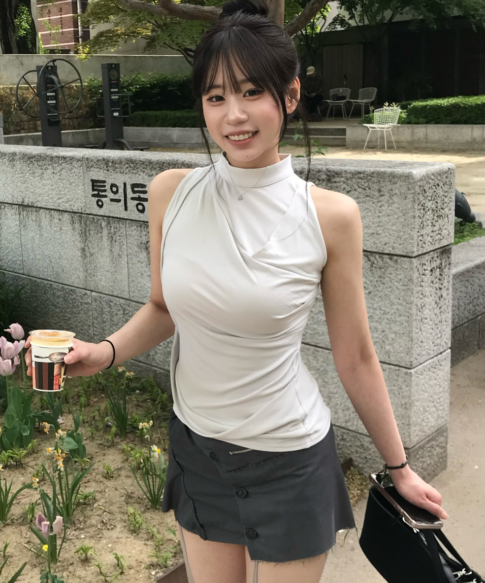 Draped Sleeveless Top (FL-135_Cloud White)