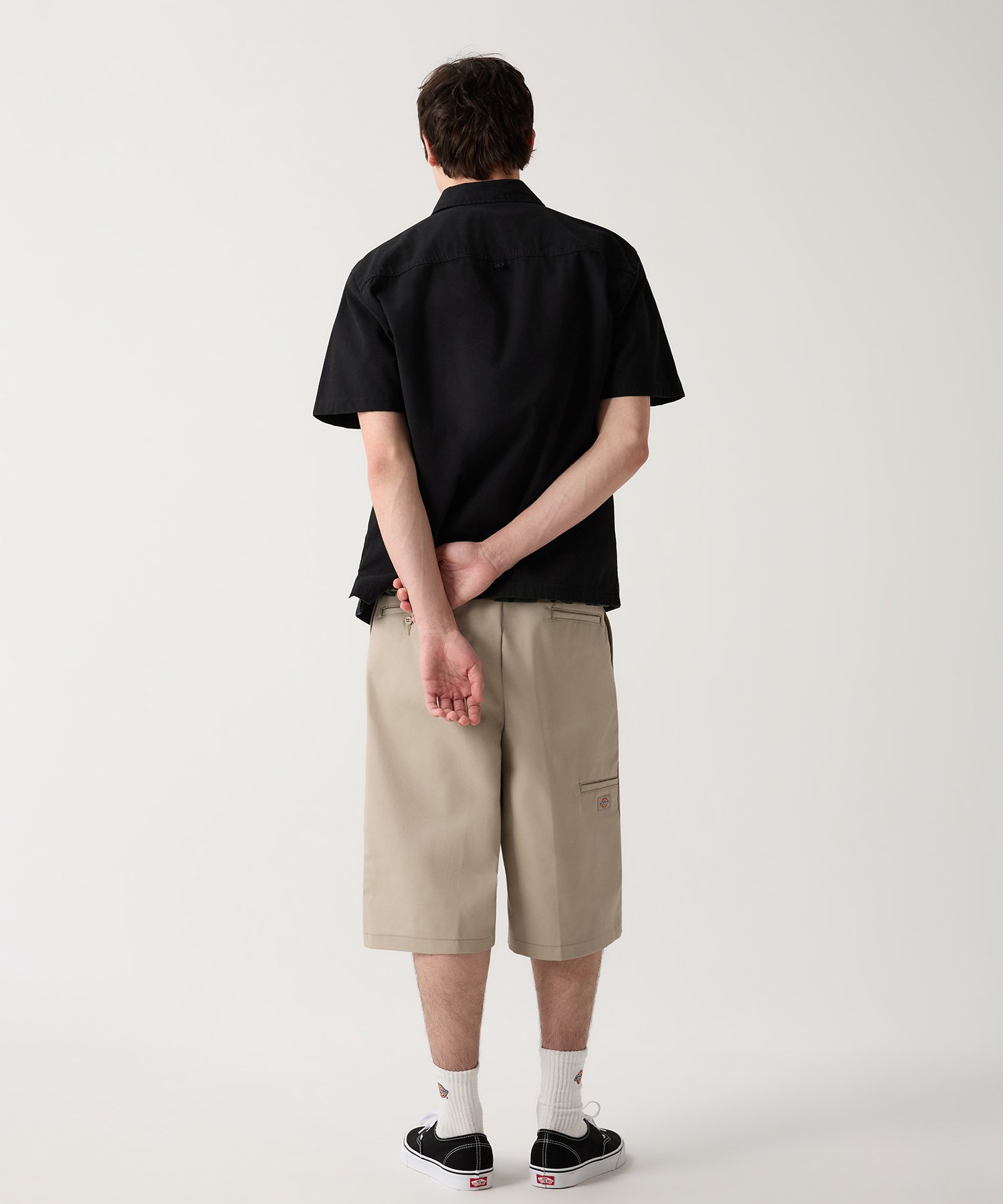 Свободные рабочие шорты 42283 Khaki Gray