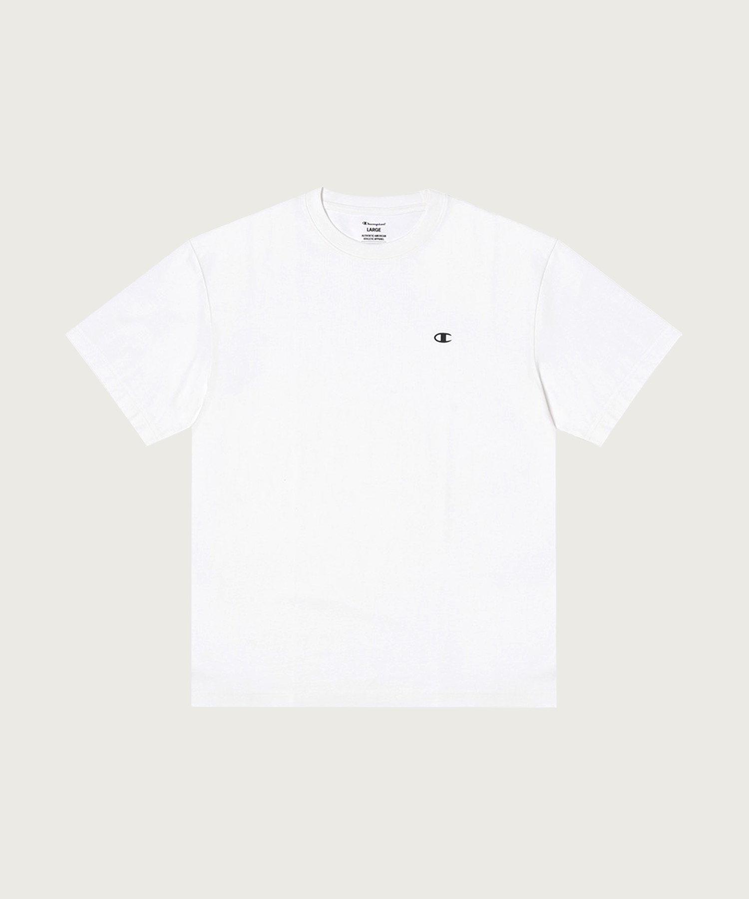 [2pack] Свободная футболка с круглым вырезом Cool White/Black