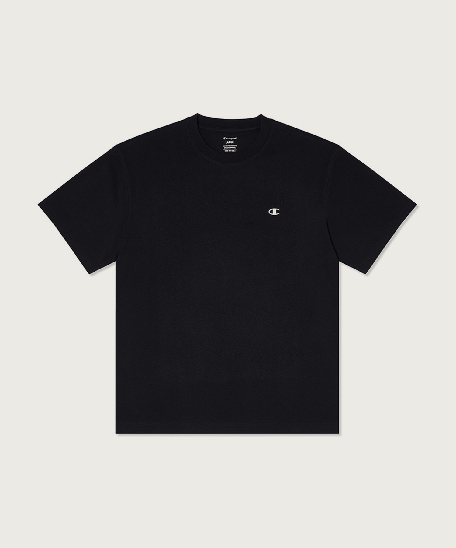 [2pack] Свободная футболка с круглым вырезом Cool White/Black