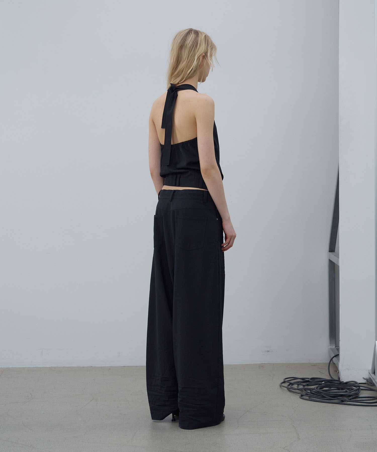 CRINKLE DETAIL __CODE_0__ TROUSERS (__CODE_1__)