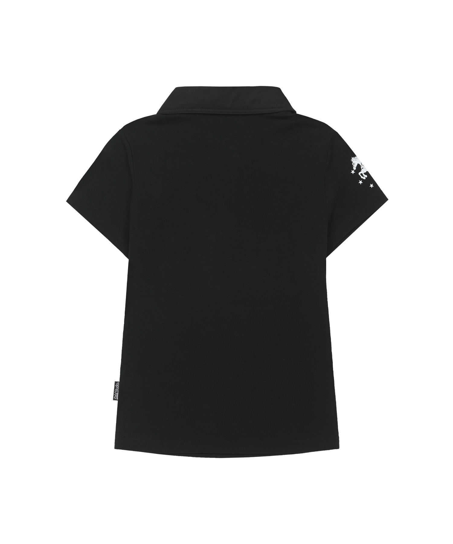 Kitsch Graphic Collared Shirt - BLACK