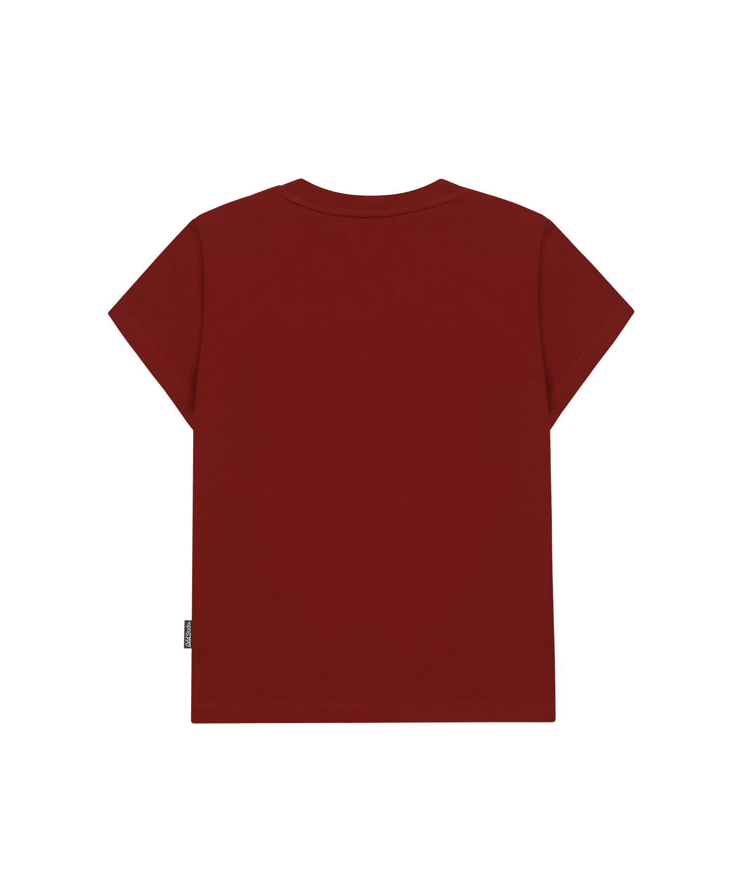 Odsd Ascii Cap Sleeve T-shirt - MAROON RED