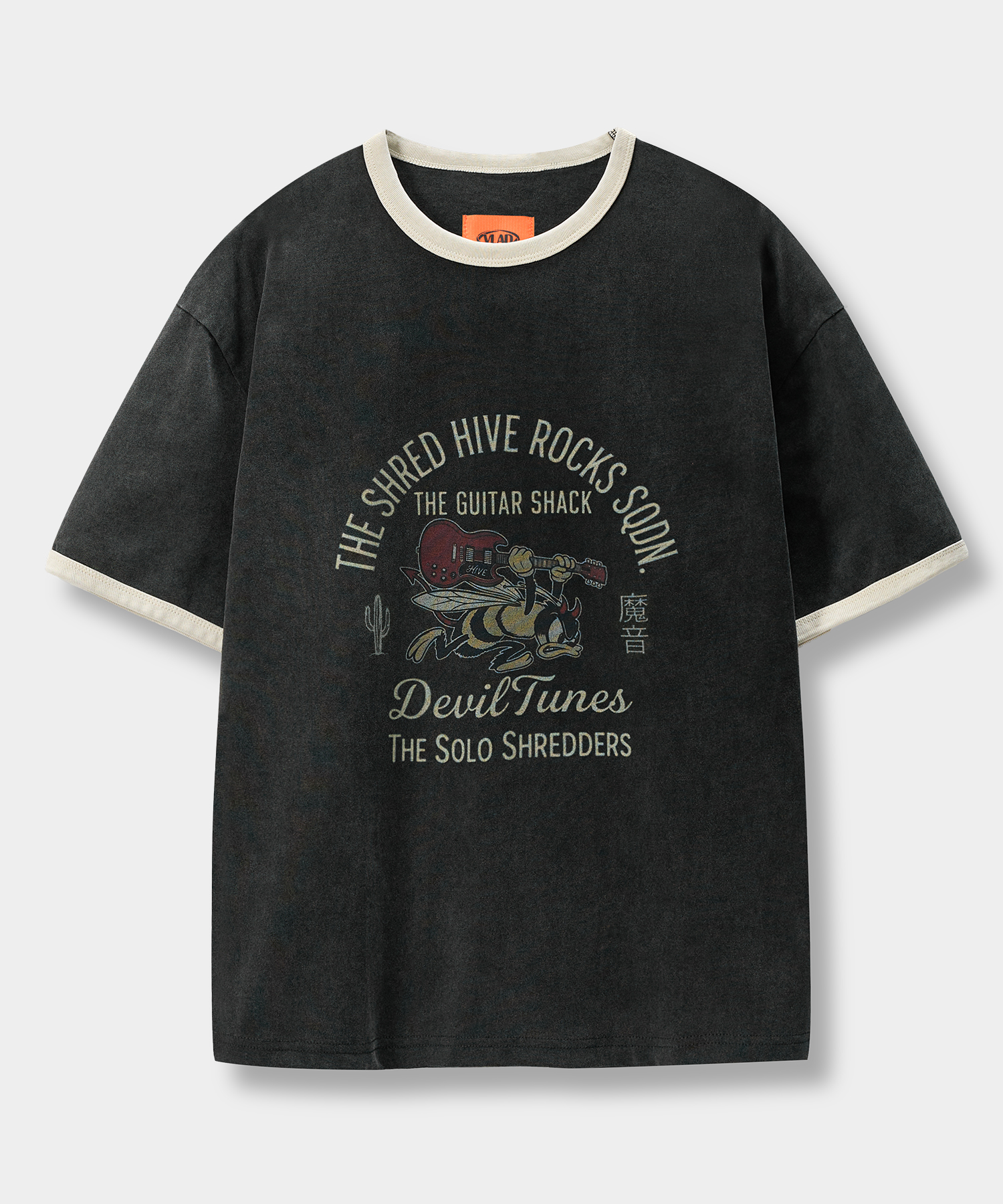 __CODE_0__ VINTAGE __CODE_1__ RINGER __CODE_2__ SLEEVE T-Shirt_2 COLOR