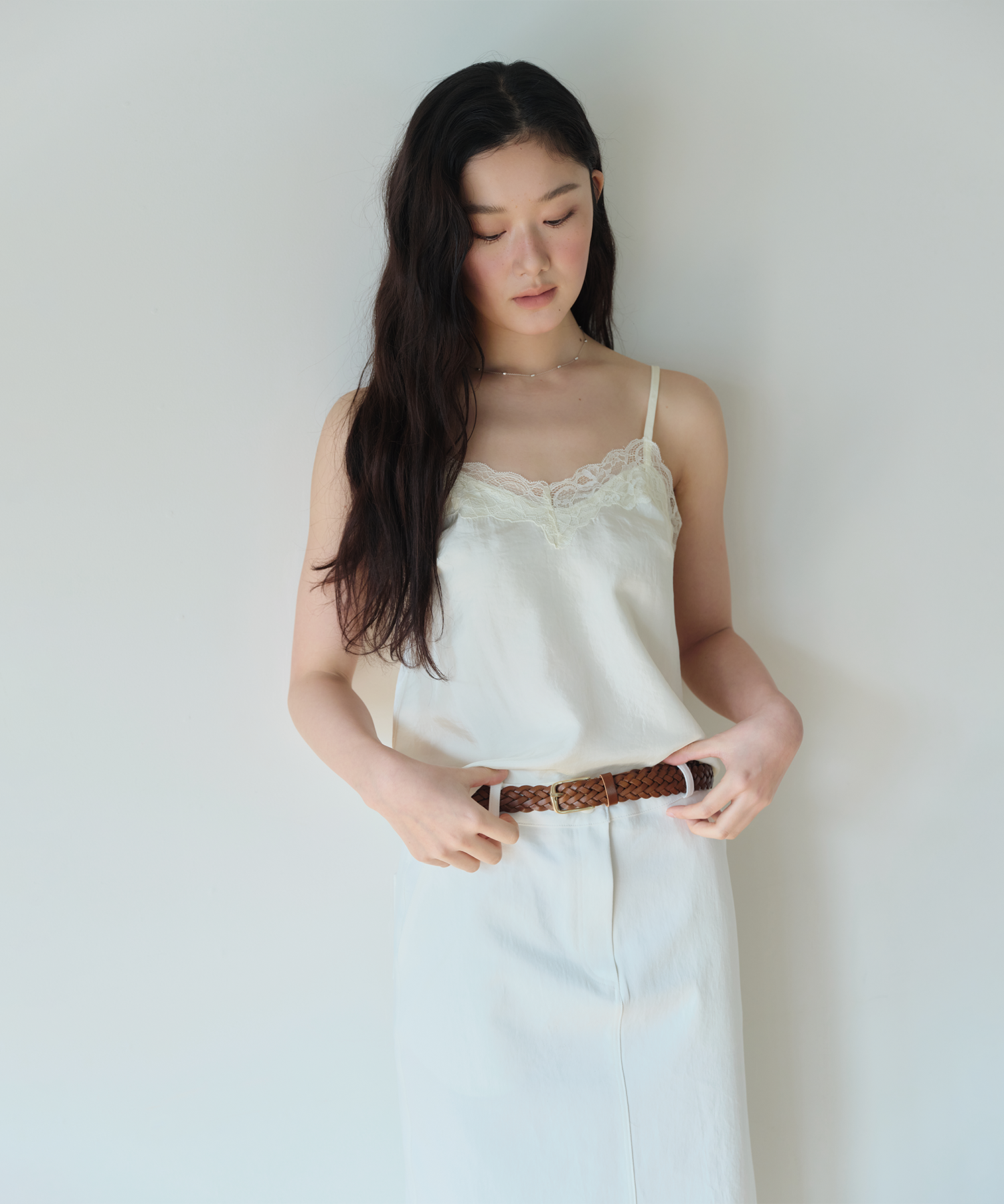 Satin Lace Bustier (__CODE_0__)