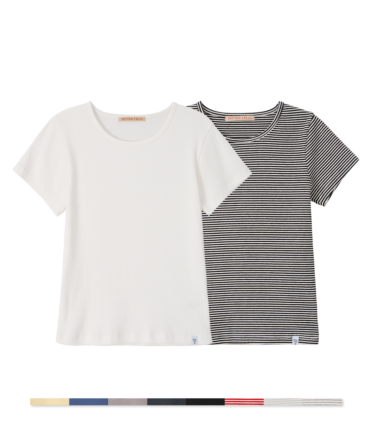 [2 PACK]Essential Golgi Half Tee-10colors